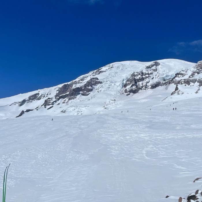 Near Mount Rainier Summit: Disappointment Cleaver Route