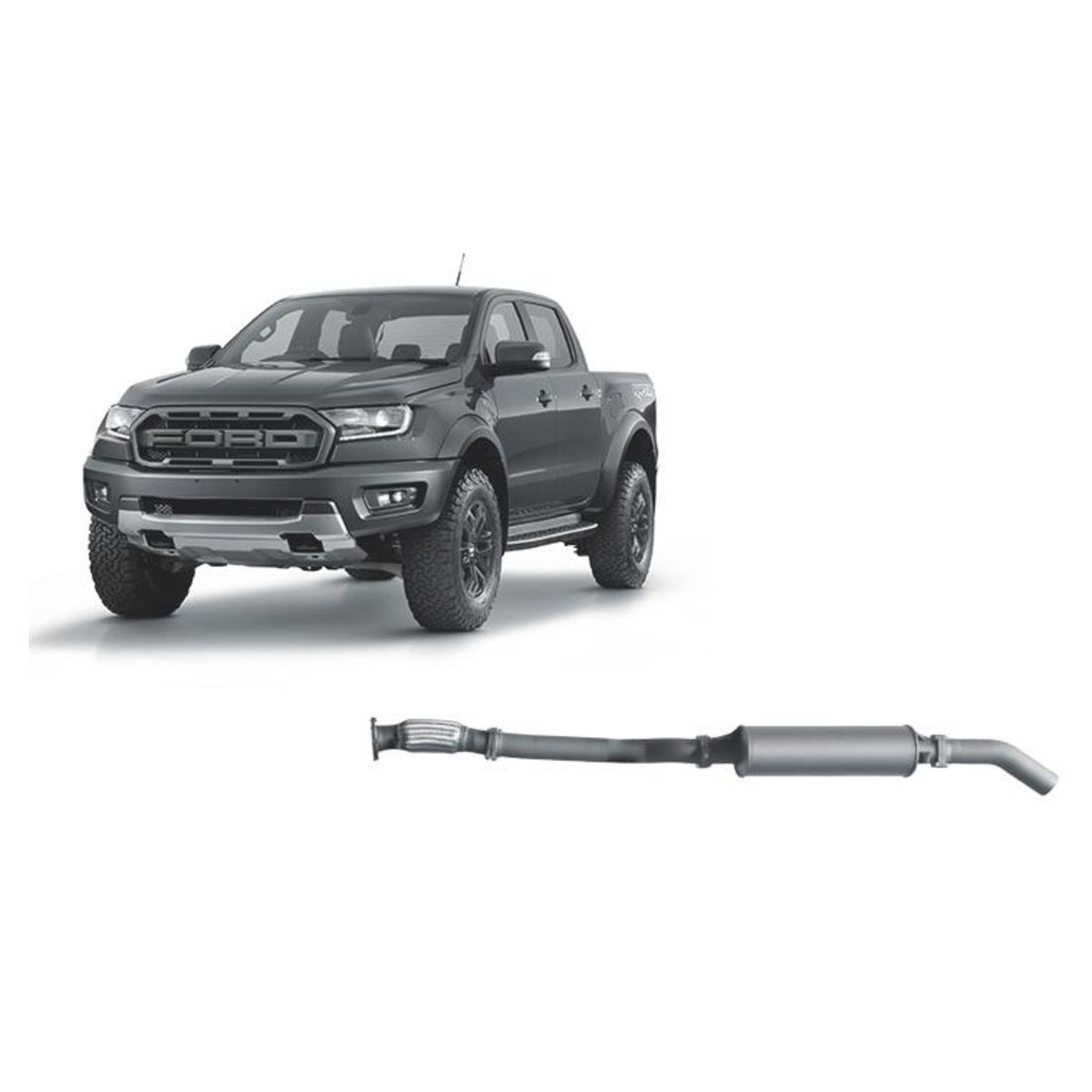 Redback Extreme Duty Exhaust to suit Ford Raptor 2.0L Bi-Turbo (10/2018 - On)