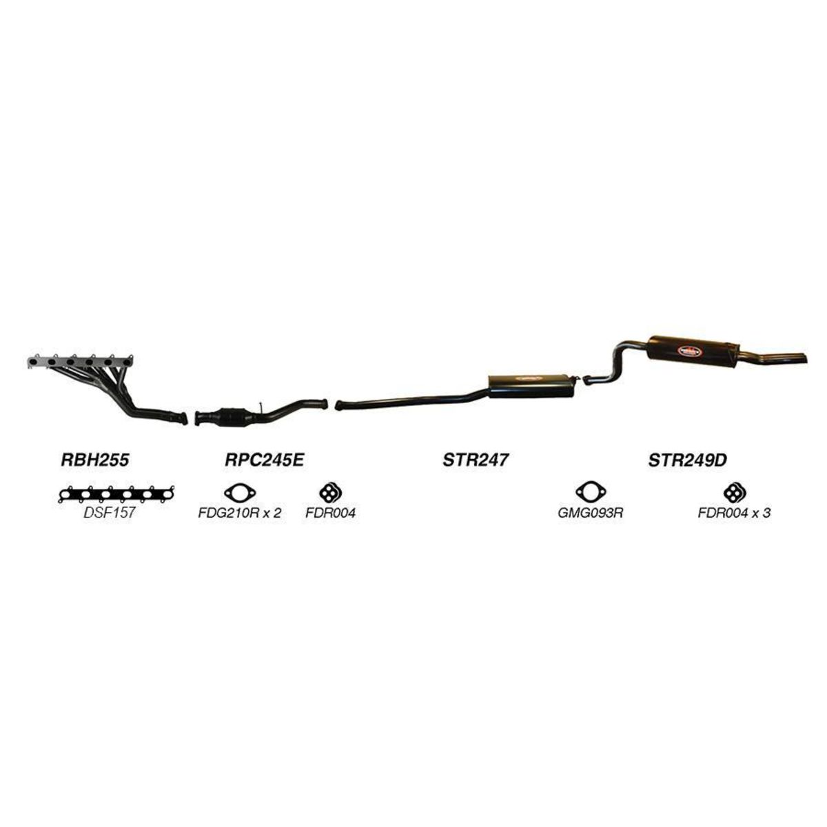 Redback Sports System to suit Ford Falcon (01/2005 - 01/2008)