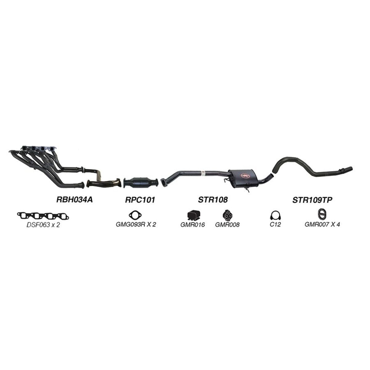 Redback Sports System to suit Ford Falcon (01/2008 - 01/2014)