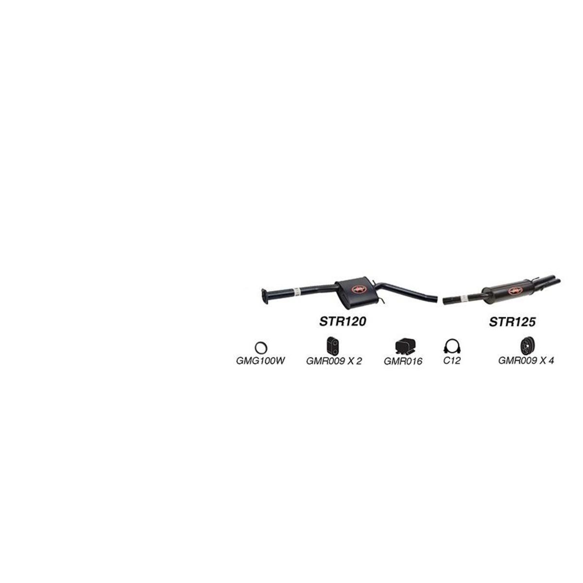Redback Sports System to suit Holden Calais (01/1997 - 01/2004), Commodore (01/1997 - 01/2004), HSV XU6 (03/1998 - 10/2002)