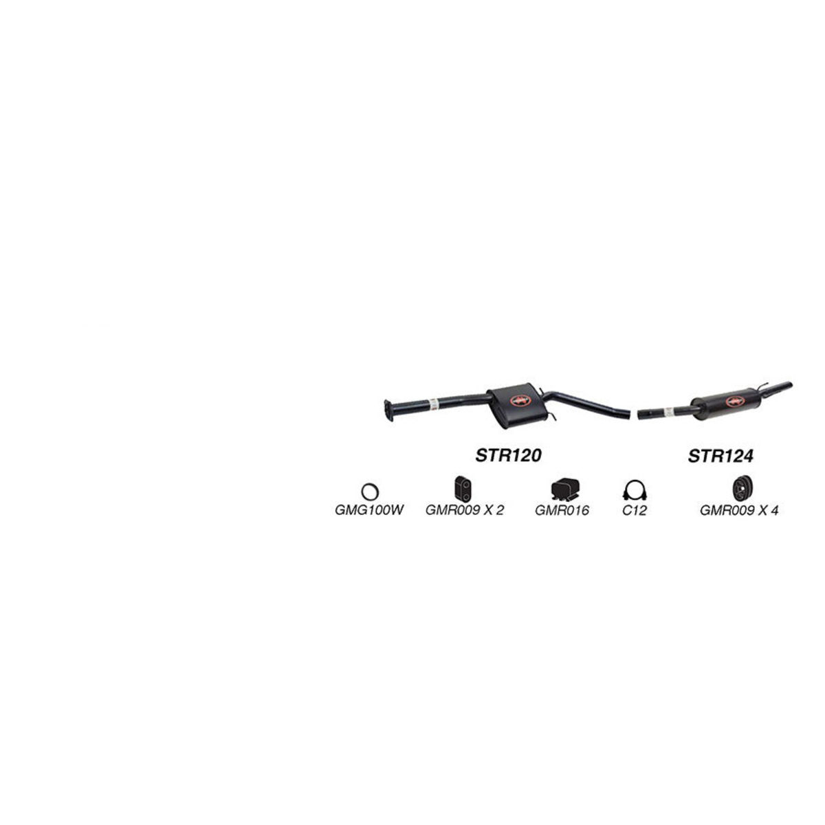 Redback Sports System to suit Holden Calais (01/1997 - 01/2004), Commodore (01/1997 - 01/2004), HSV XU6 (03/1998 - 10/2002)