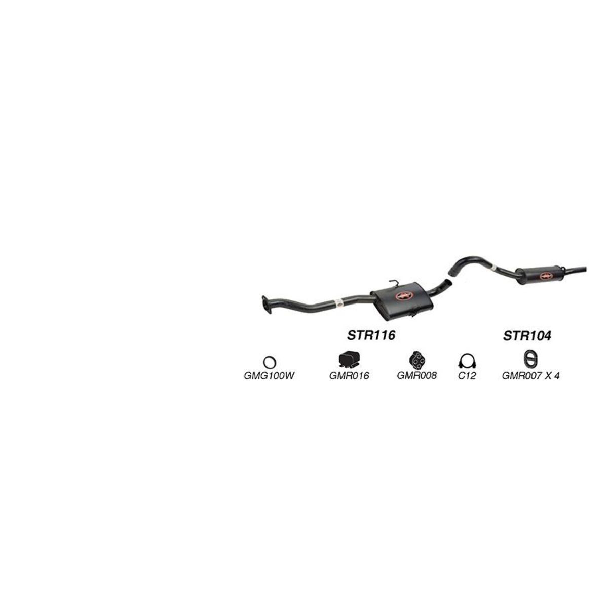 Redback Sports System to suit Holden Calais (01/1995 - 01/1997), Commodore (01/1995 - 01/1997)