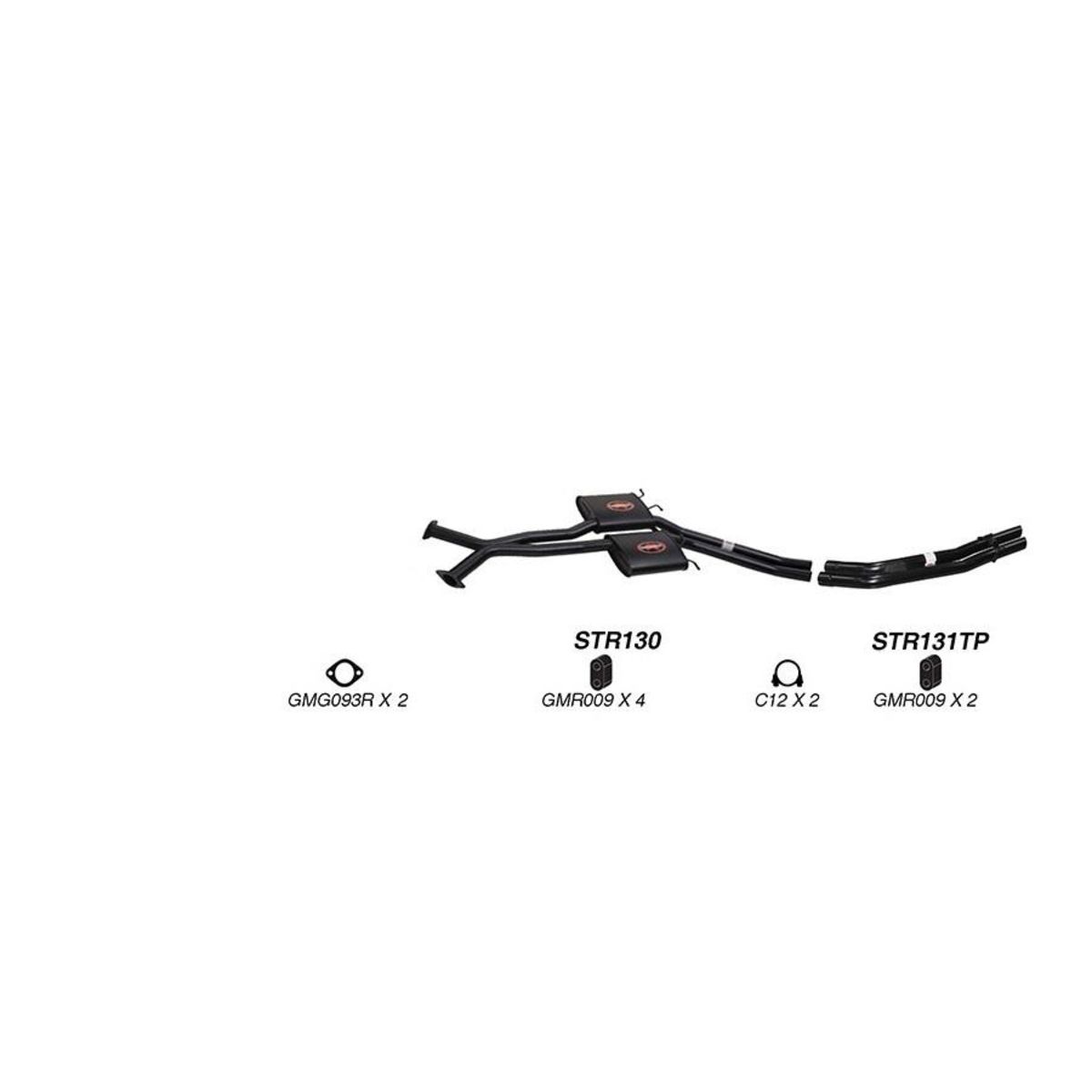 Redback Sports System to suit Holden Calais (01/1997 - 01/2006), Commodore (01/1997 - 2006)