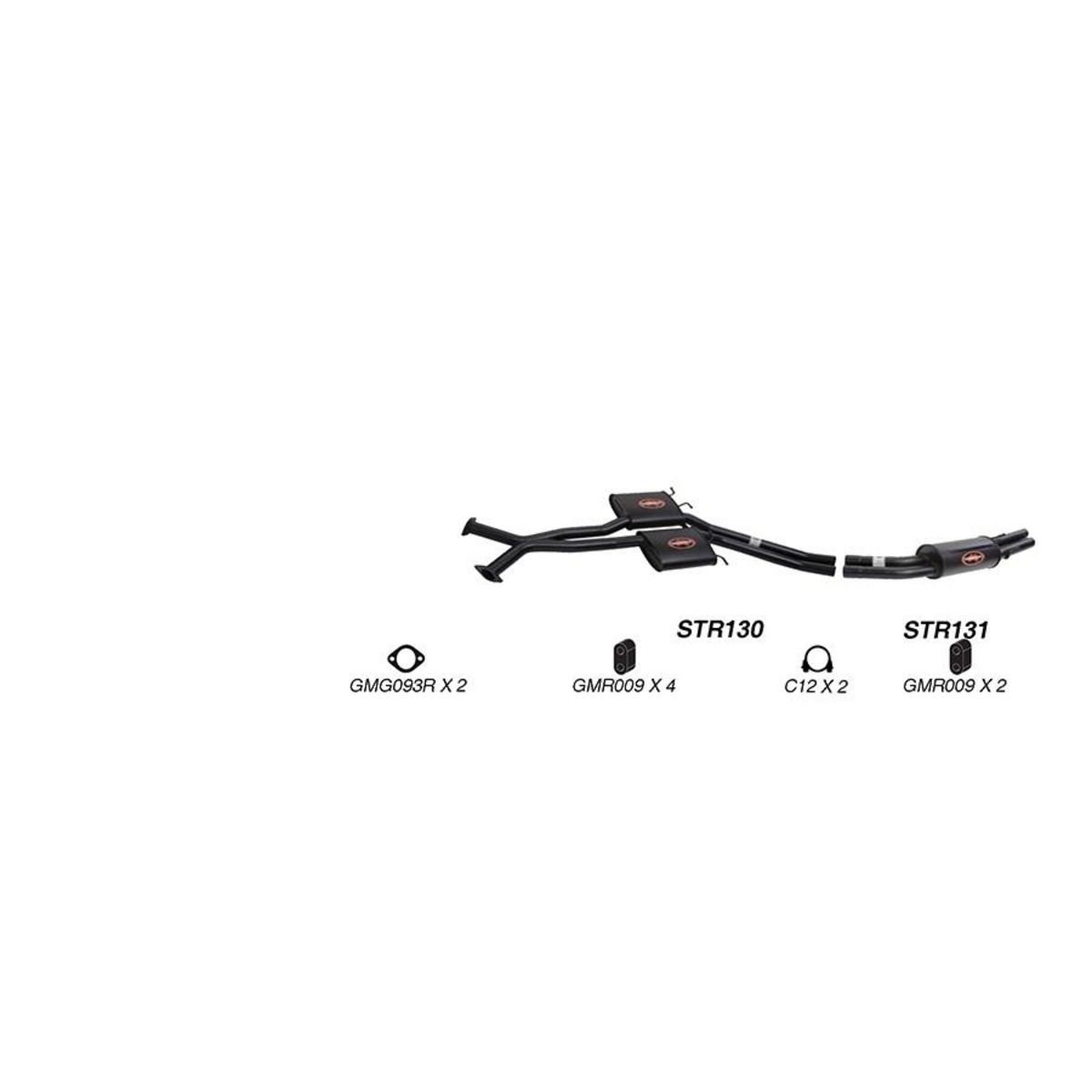 Redback Sports System to suit Holden Calais (01/1997 - 01/2006), Commodore (01/1997 - 2006)