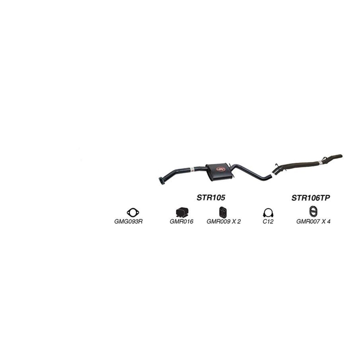 Redback Sports System to suit Holden Calais (01/1991 - 01/1997), Commodore (01/1991 - 01/1997)