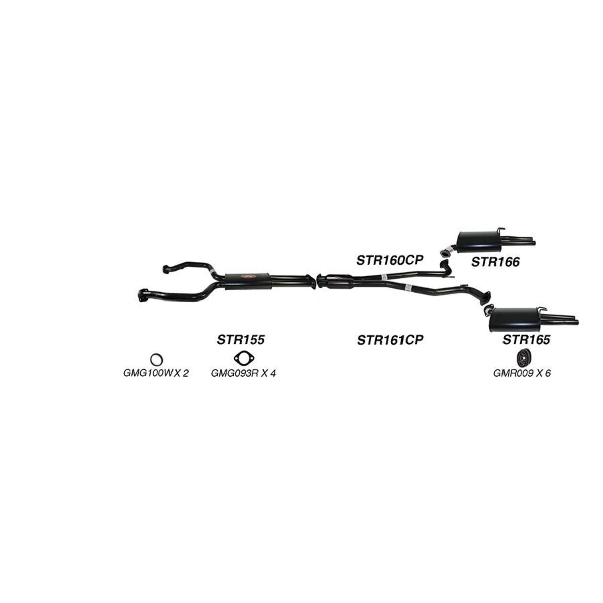 Redback Sports System to suit Holden Commodore (01/2007 - on)