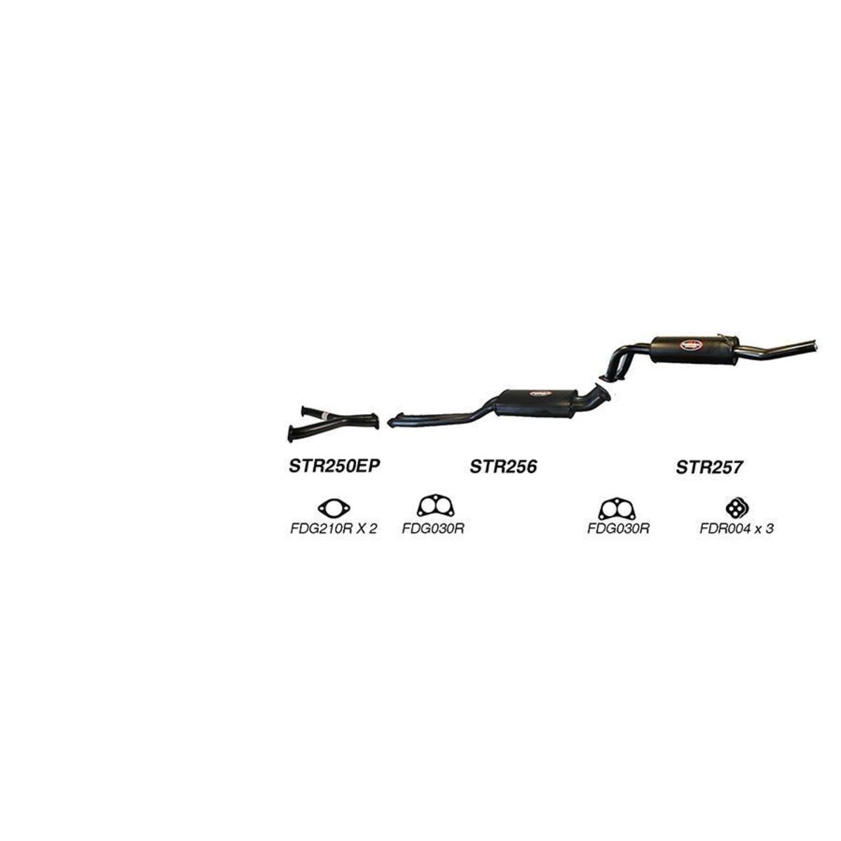 Redback Sports System to suit Ford Falcon (01/2003 - 09/2005), FPV Falcon (10/2004 - 01/2006), Pursuit (03/2003 - 2005), Super Pursuit (04/2005 - 2005)