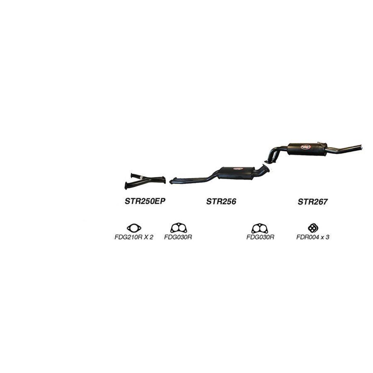 Redback Sports System to suit Ford Falcon (01/2005 - 01/2008), FPV Cobra (10/2007 - 2008), Falcon (04/2005 - 12/2007), Pursuit (10/2005 - 2008), Super Pursuit (10/2005 - 2008)
