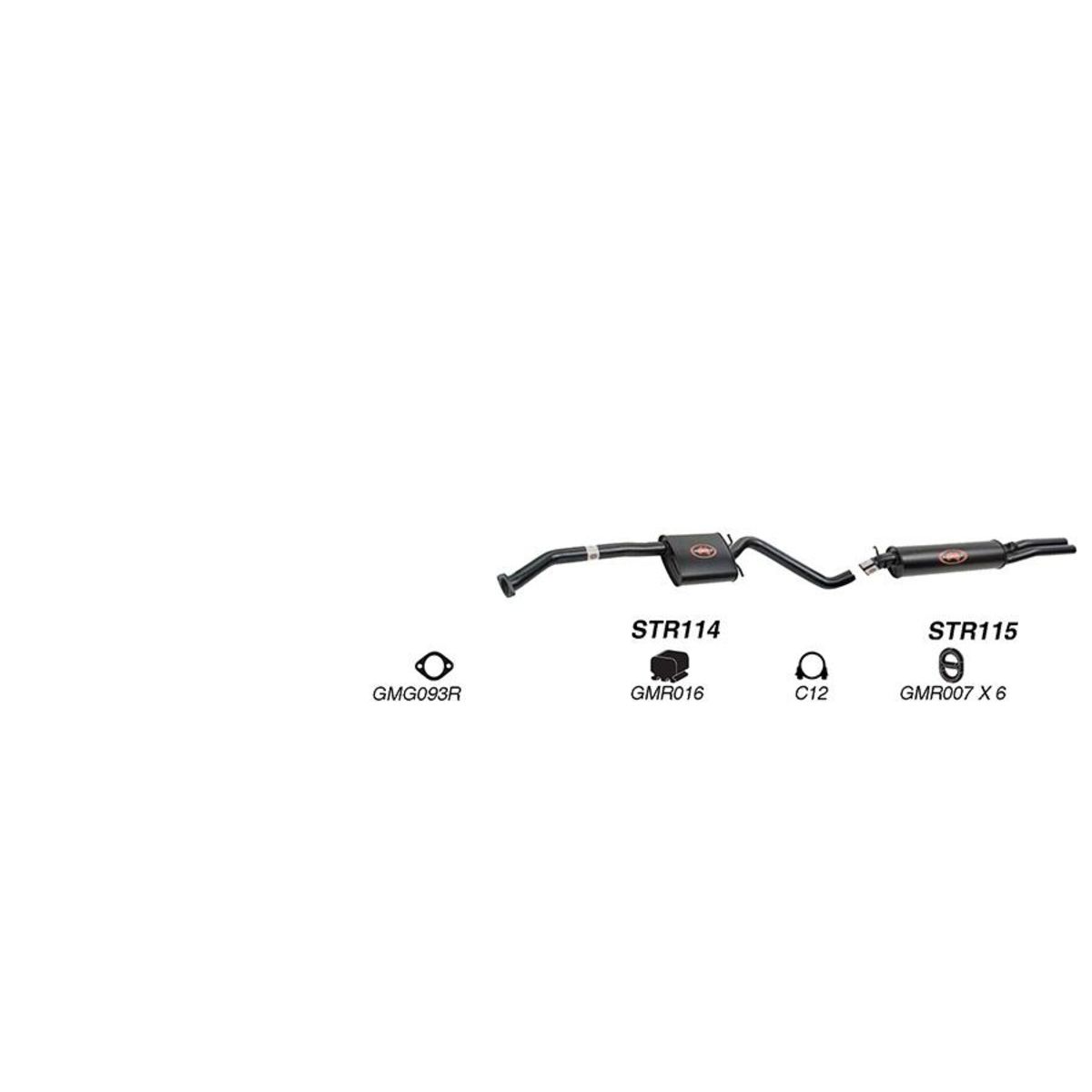 Redback Sports System to suit Holden Caprice (01/1990 - 01/1999), Statesman (01/1990 - 01/1999)