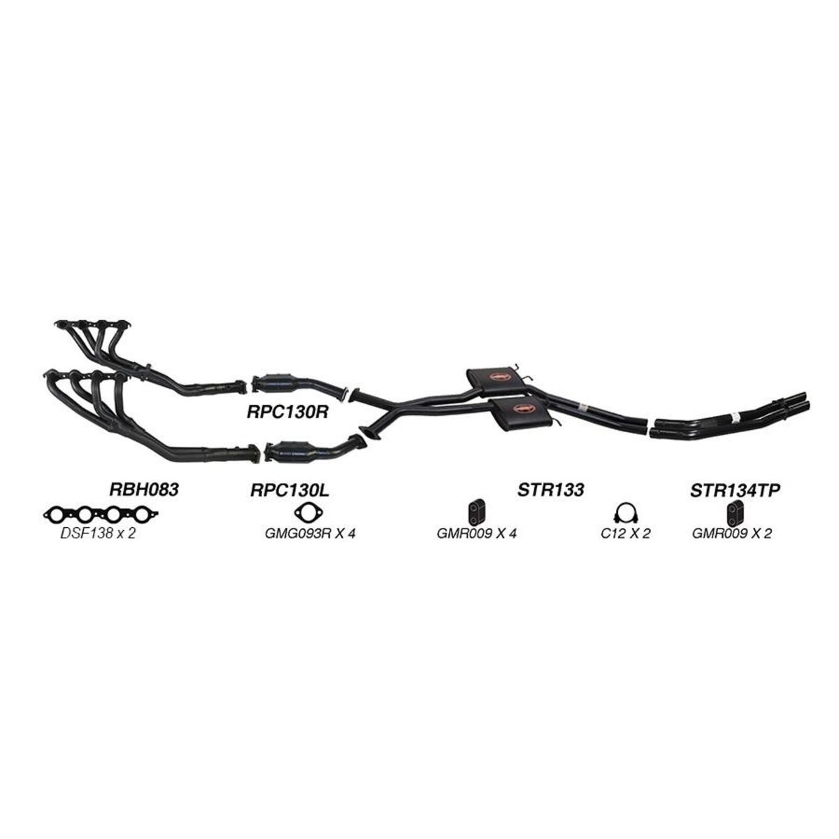 Redback Sports System to suit Holden Commodore (01/1999 - 2005)