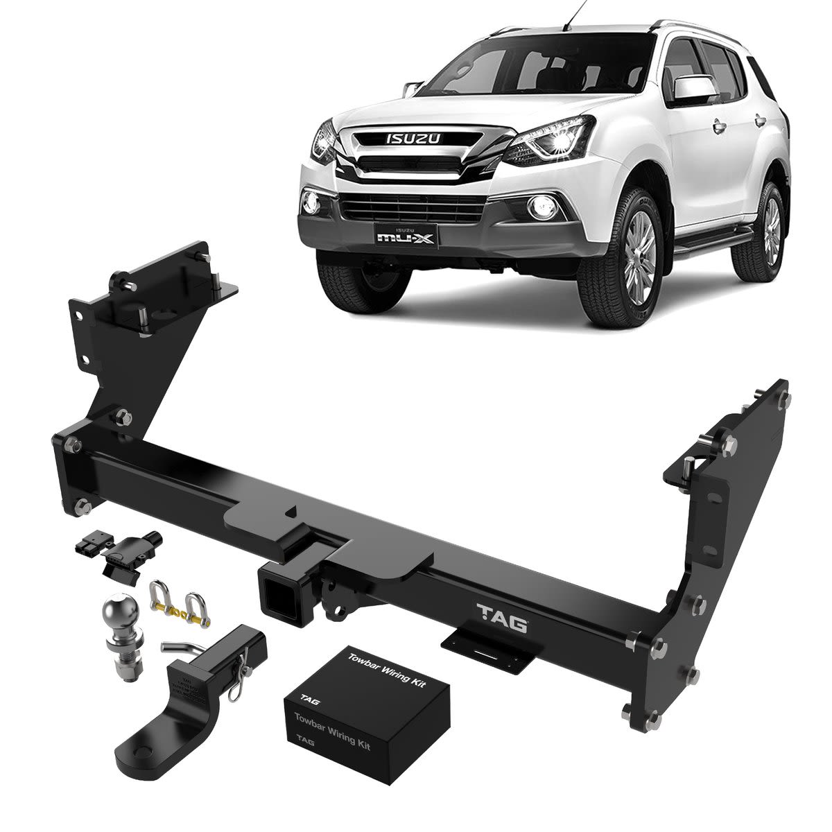 TAG Heavy Duty Towbar to suit Isuzu MU-X (11/2013 - on) - Direct Fit ECU