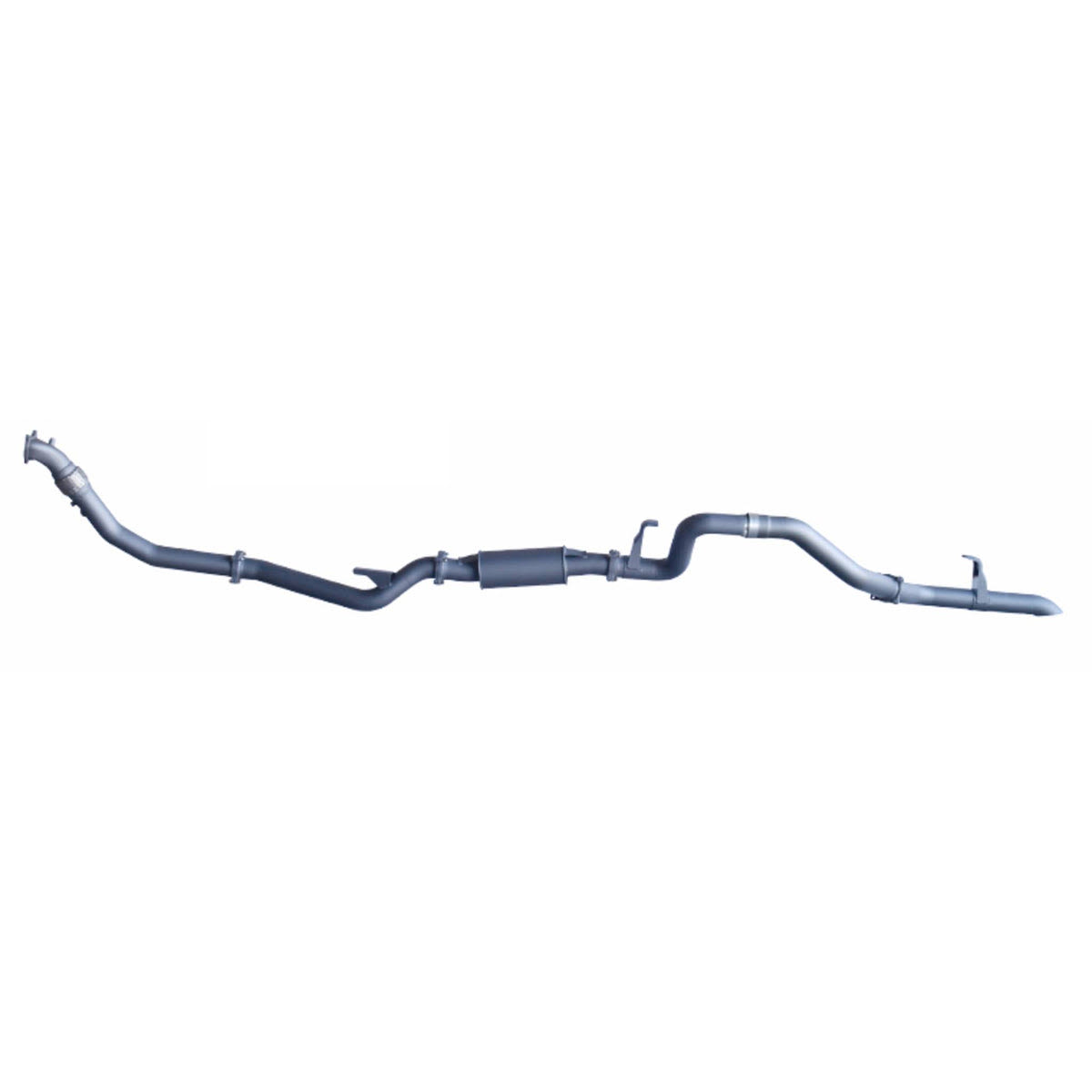 Redback 4x4 Extreme Duty Exhaust to suit Toyota Landcruiser 80 Series 4.2L 1HD-T/FT (01/1990 - 02/1998)