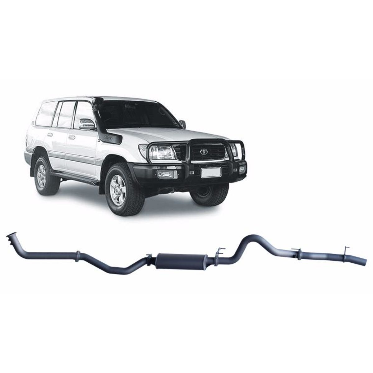 Redback Extreme Duty Exhaust to suit Toyota Landcruiser 100 Series 4.2L (10/2000 - 10/2007)