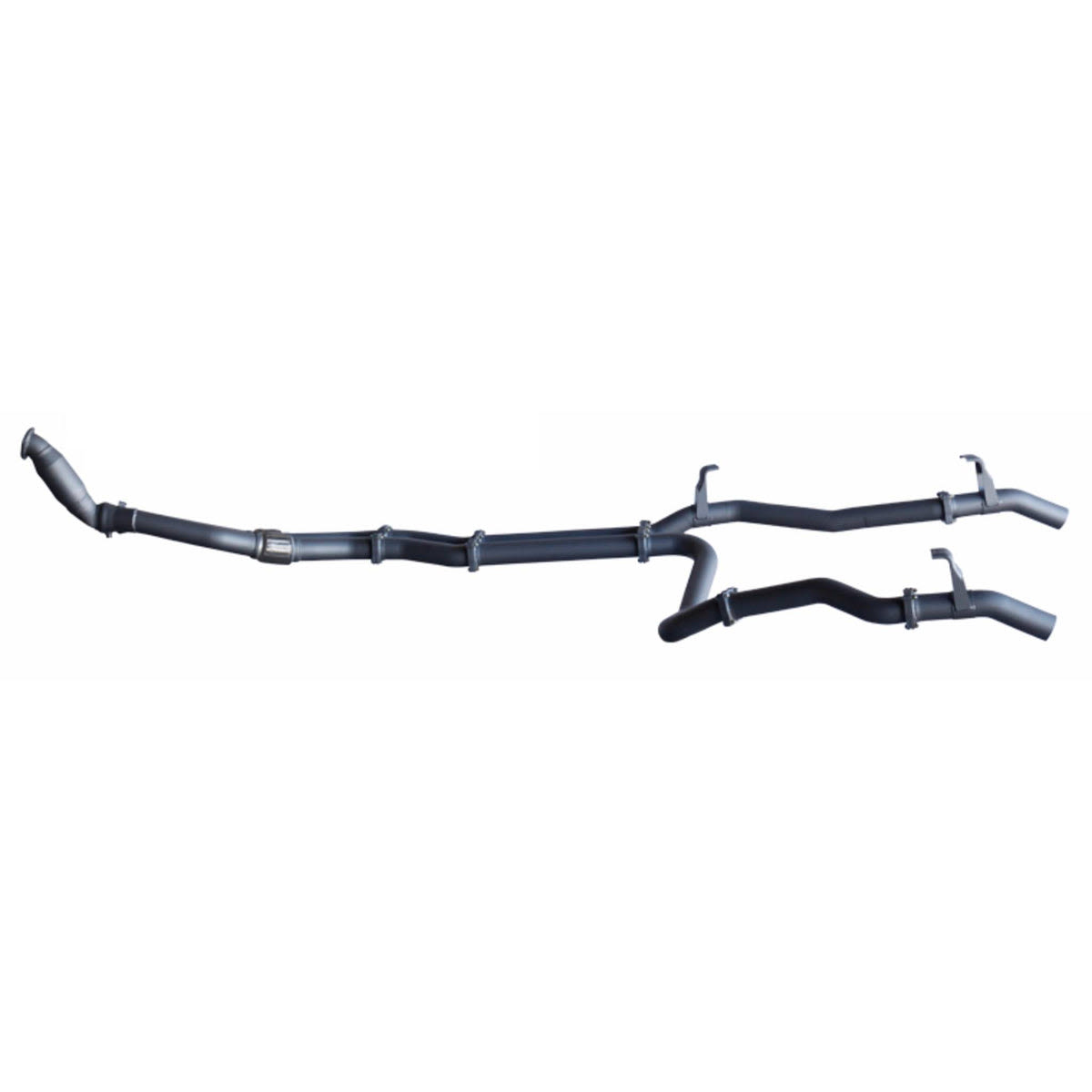 Redback Extreme Duty Twin Exhaust to suit Toyota 76 Series Landcruiser (03/2007 - 10/2016)