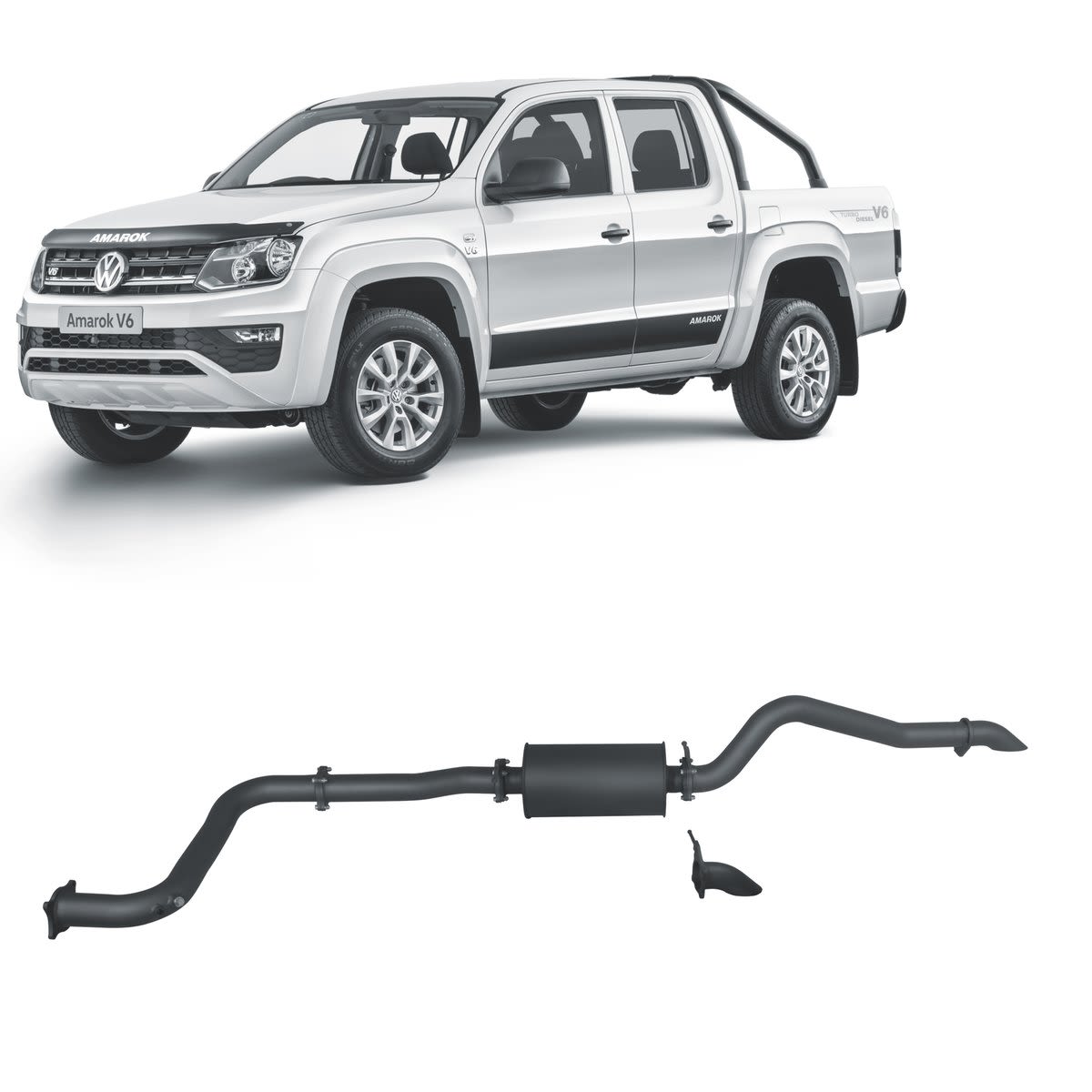Redback Extreme Duty to suit Volkswagen Amarok 3.0L V6 (09/2016 - on)