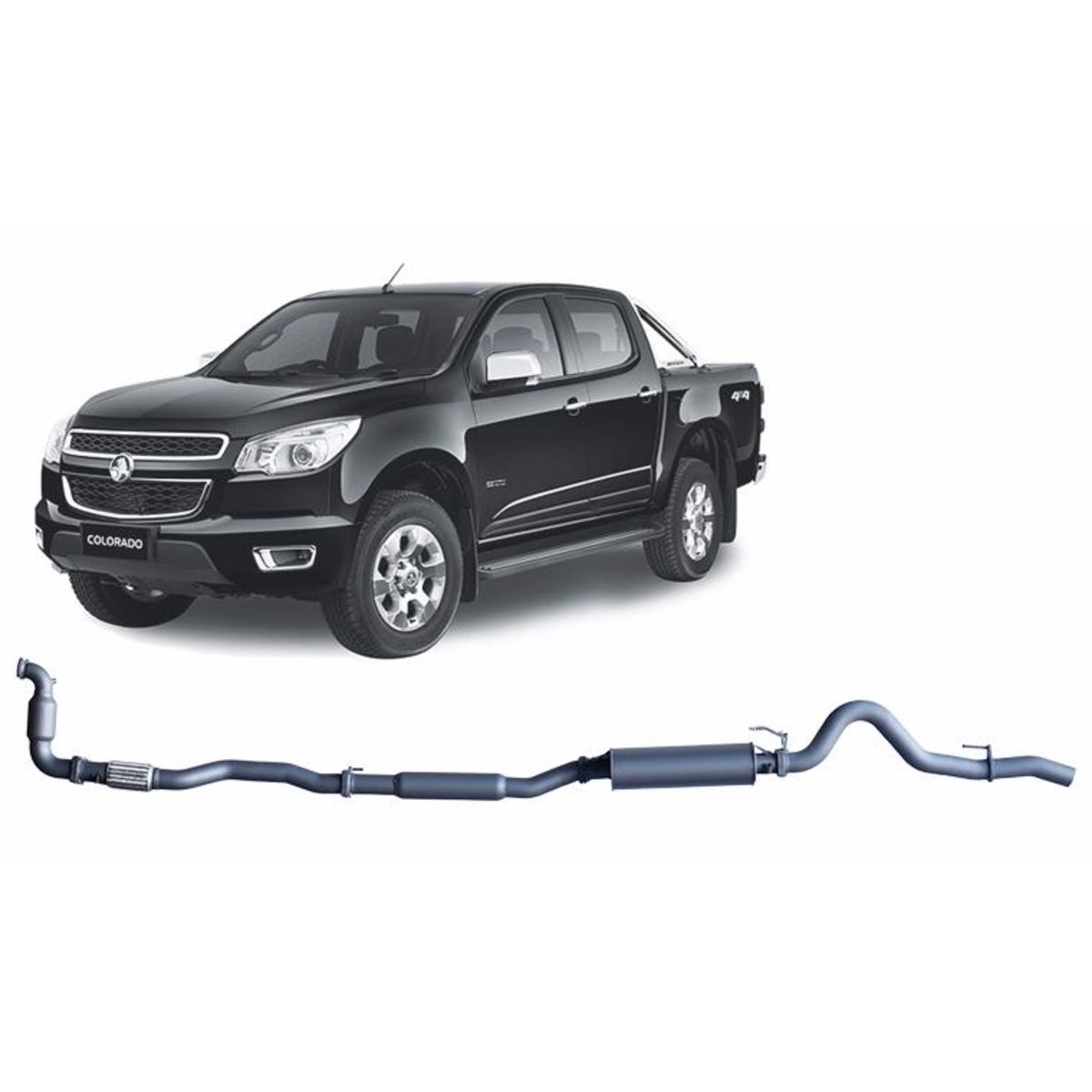 Redback Extreme Duty Exhaust to suit Holden Colorado RG 2.8L (06/2012 - 08/2016)