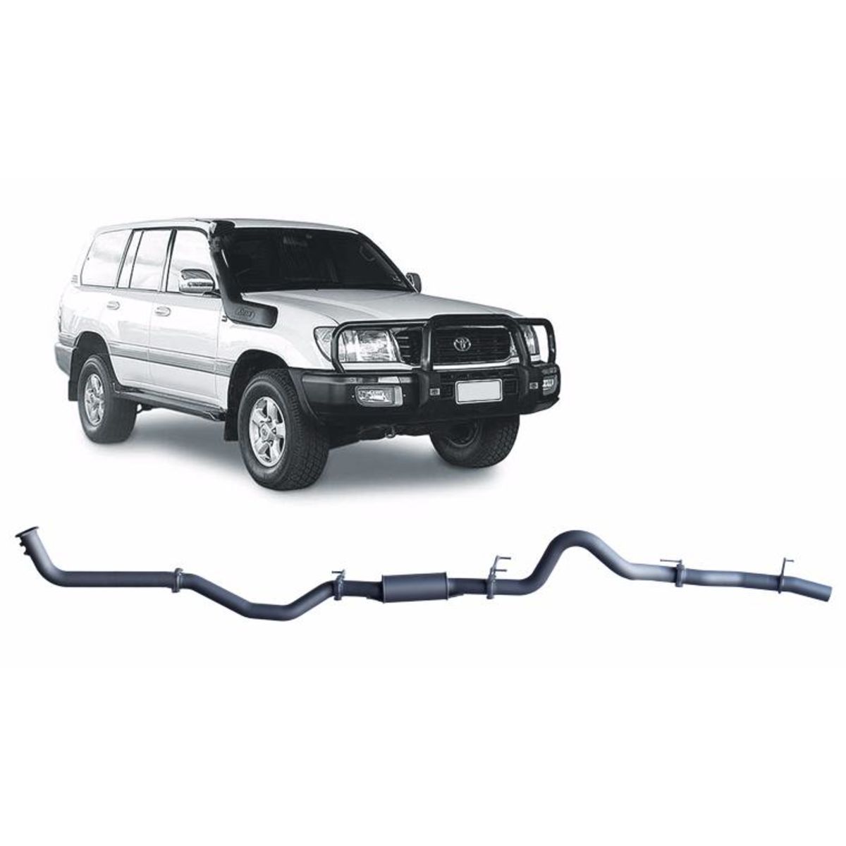 Redback Extreme Duty Exhaust to suit Toyota Landcruiser 100 Series 4.2L (10/2000 - 10/2007)
