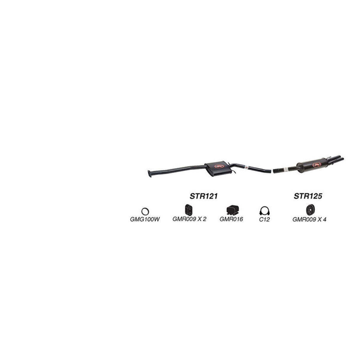 Redback Exhaust System for Holden Commodore (01/1997 - 08/2004), Statesman (01/1999 - 2004), Caprice (01/1999 - 01/2004)