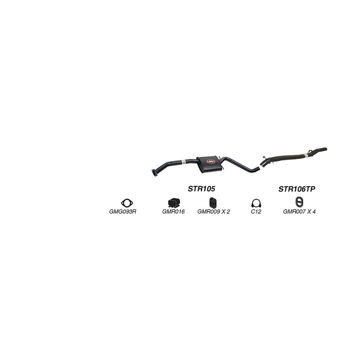 Redback Exhaust System for Holden Calais (01/1991 - 01/1997), Commodore (01/1991 - 01/1997)