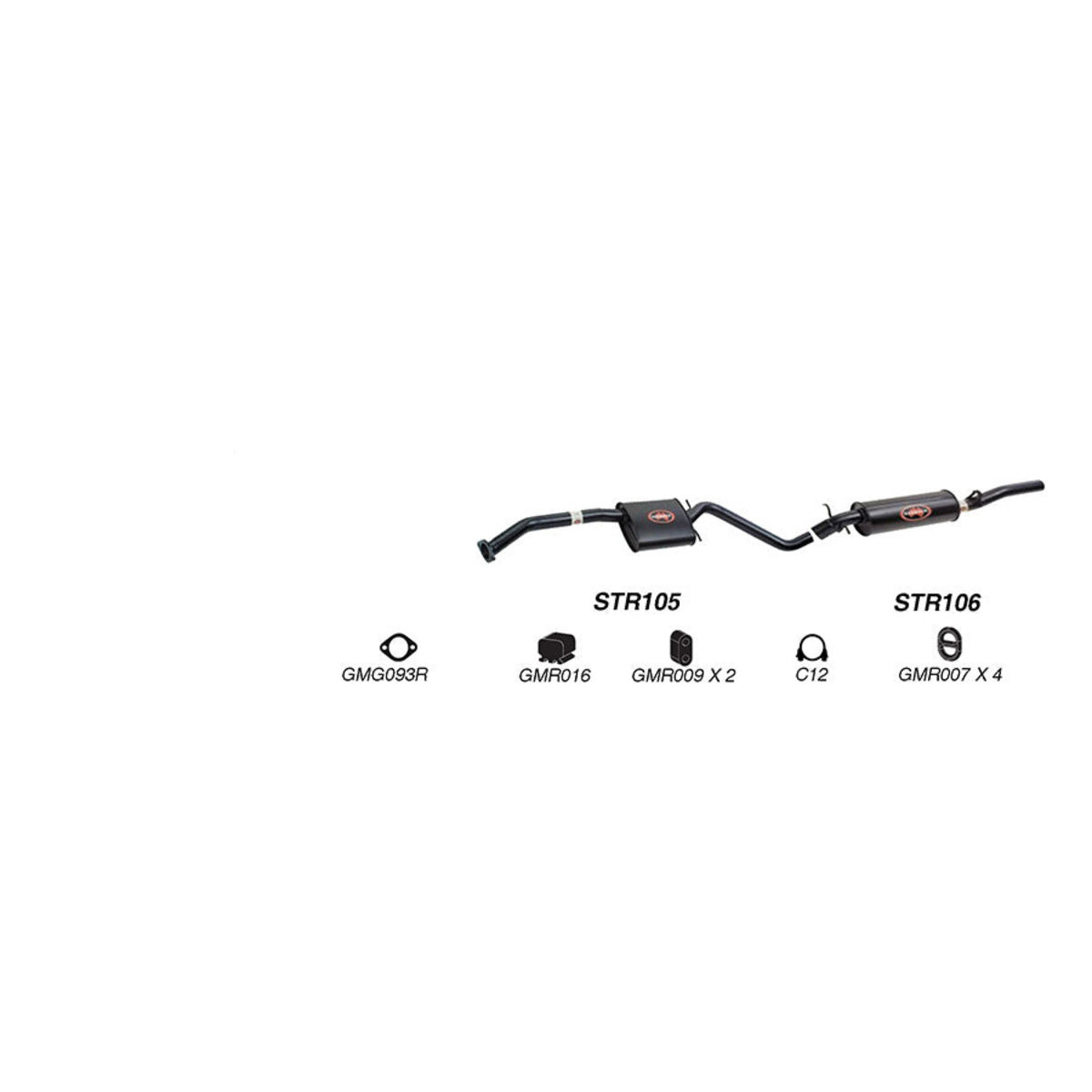 Redback Exhaust System for Holden Commodore (01/1991 - 1997), Calais (01/1991 - 01/1997)
