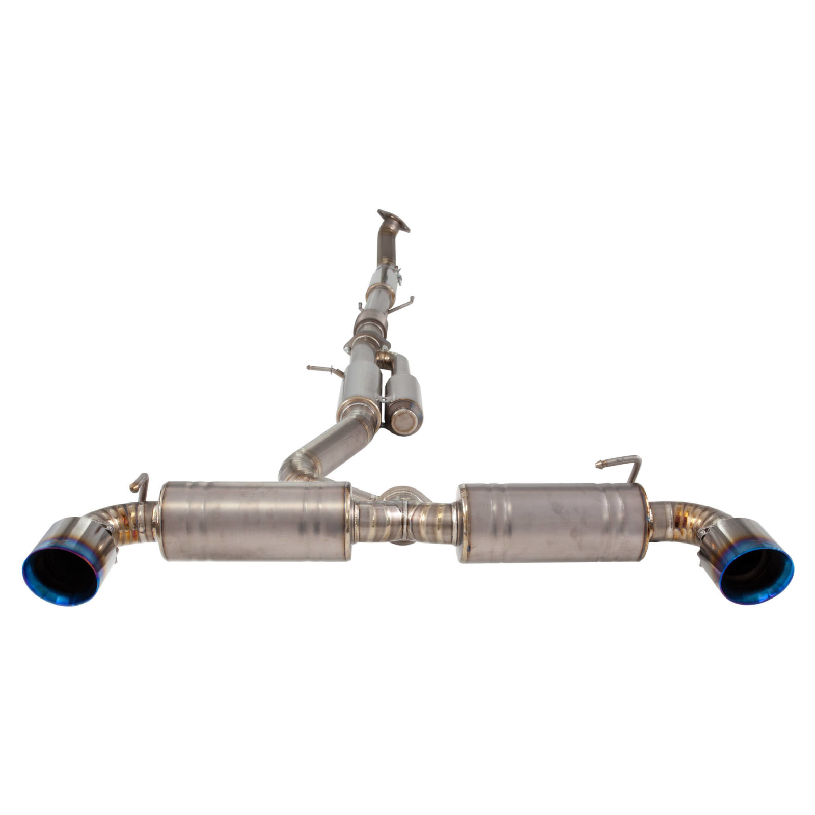 XForce Titanium Exhaust System for Toyota GR Yaris with Burnt Blue Tips (01/2020 - on)