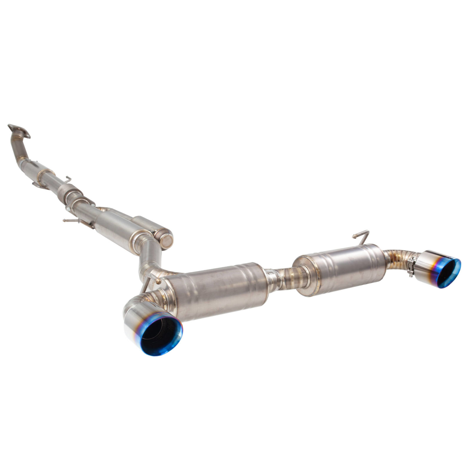 XForce Titanium Exhaust System for Toyota GR Yaris with Burnt Blue Tips (01/2020 - on)