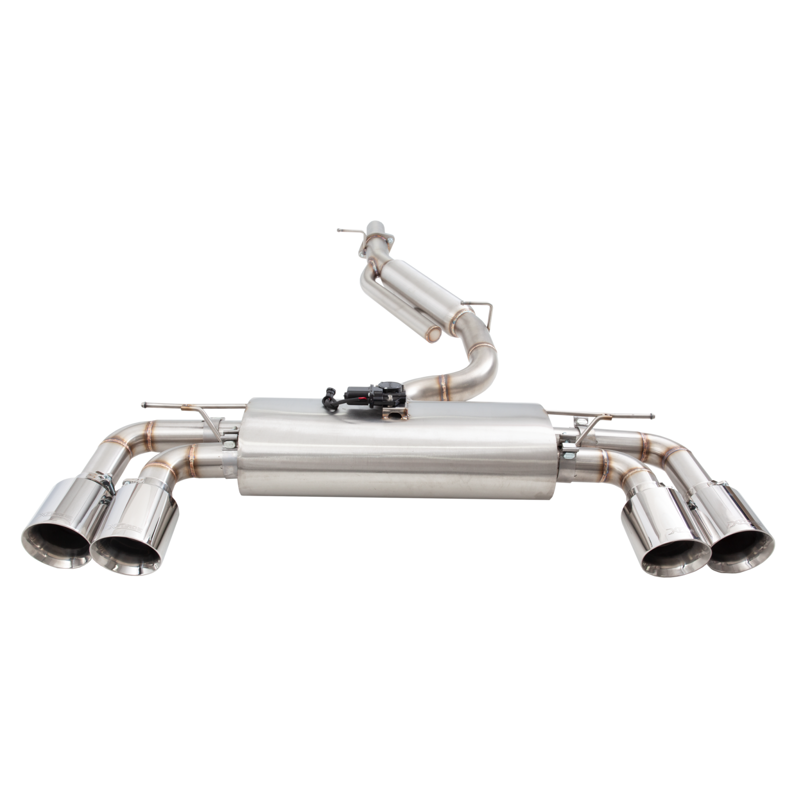 XForce Exhaust for Volkswagen Golf R 3" Catback Exhaust with Quad 4" Tips and Varex Muffler 