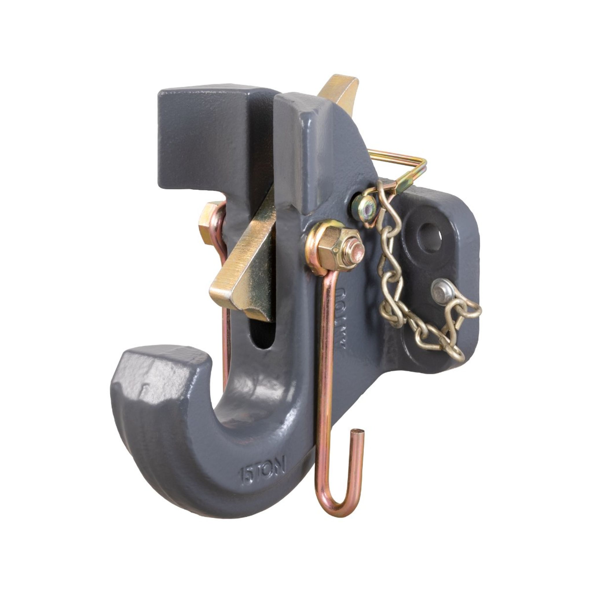 CURT SecureLatch™ Pintle Hook 13.5t Pintle Hook (Flat Mount)