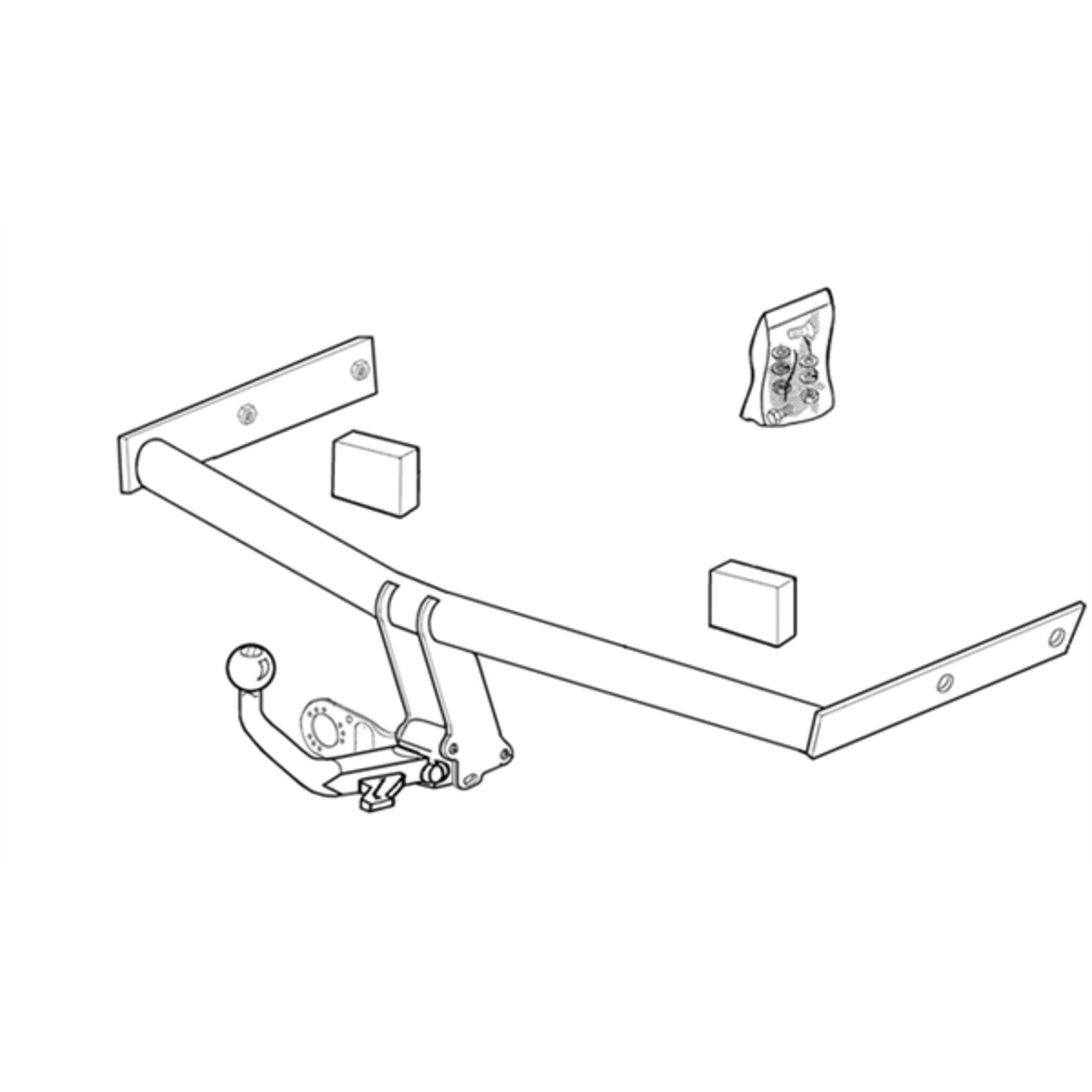 Brink Towbar to suit Skoda Fabia (2010 - 2015)