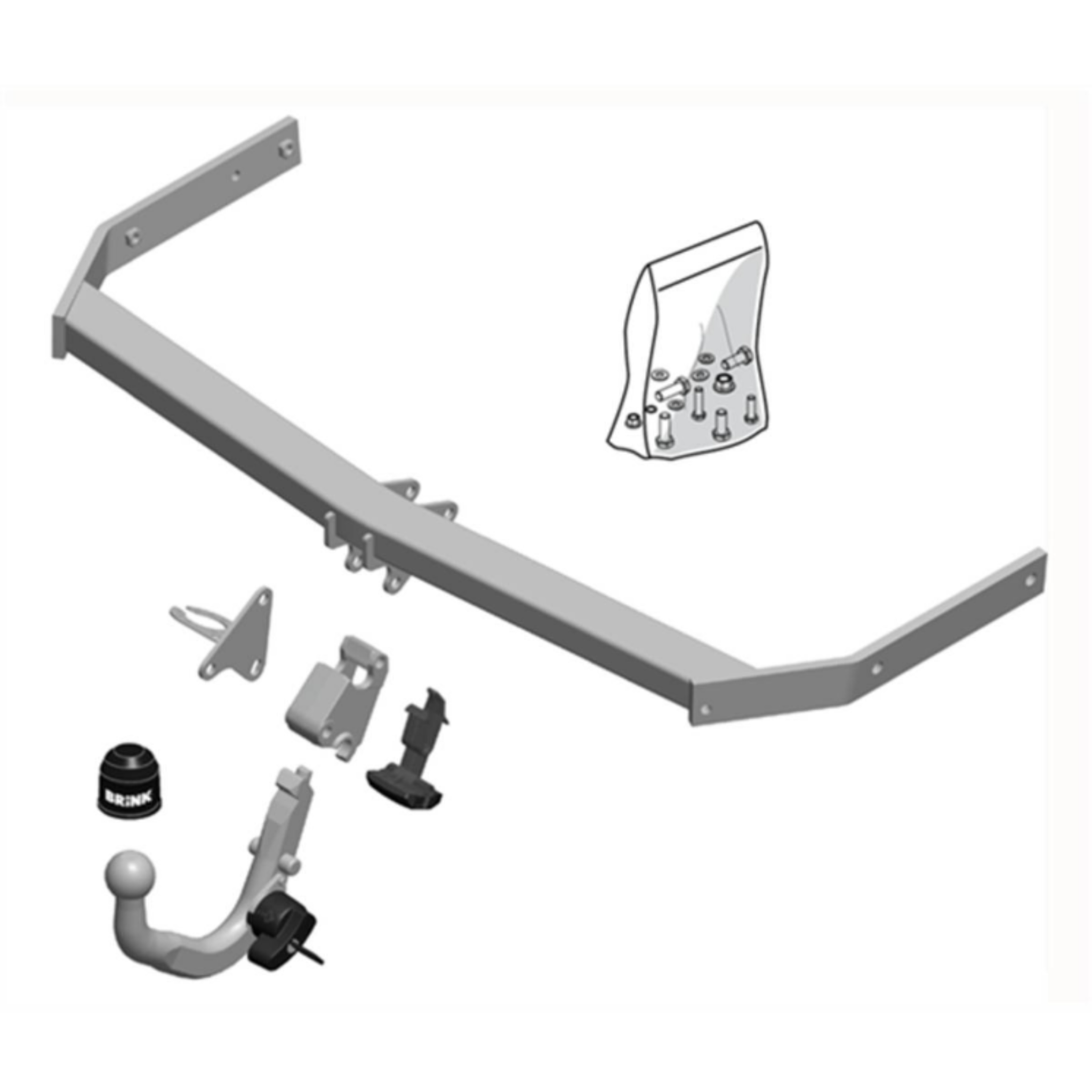 Brink Towbar to suit Volkswagen Caddy (09/2020 - on)