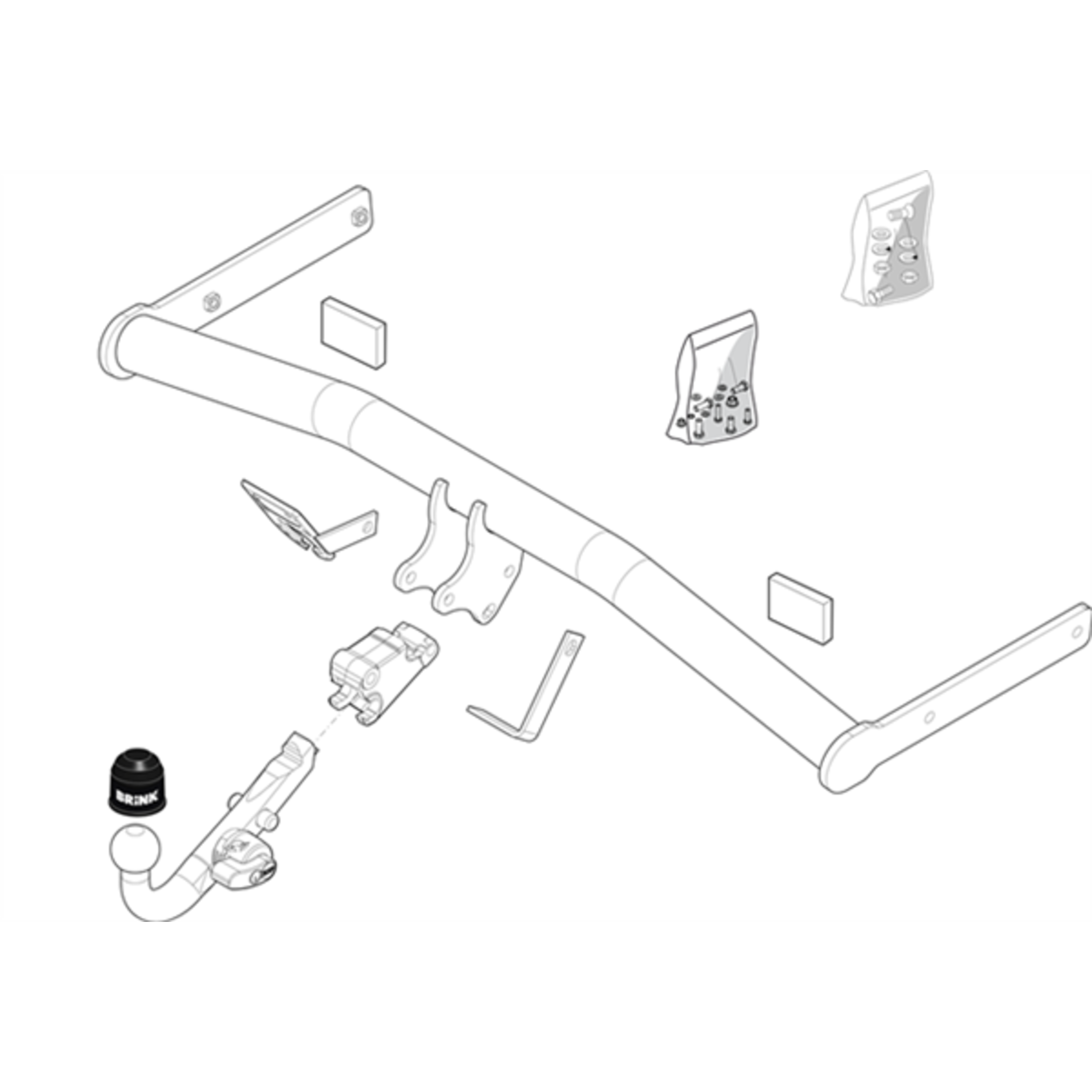 Brink Towbar to suit Volkswagen Golf (06/2003 - on)