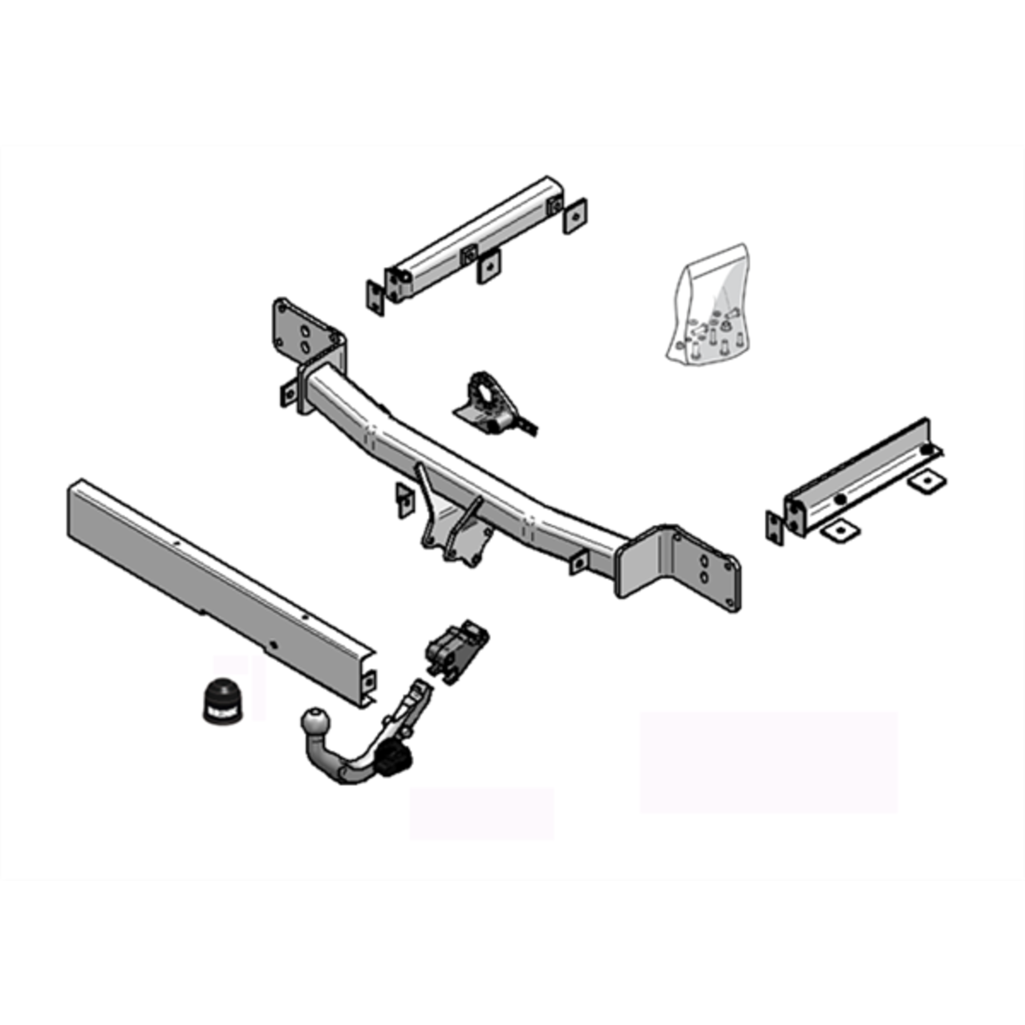 Brink Towbar to suit MERCEDES-BENZ C-CLASS (01/2000 - 08/2007)
