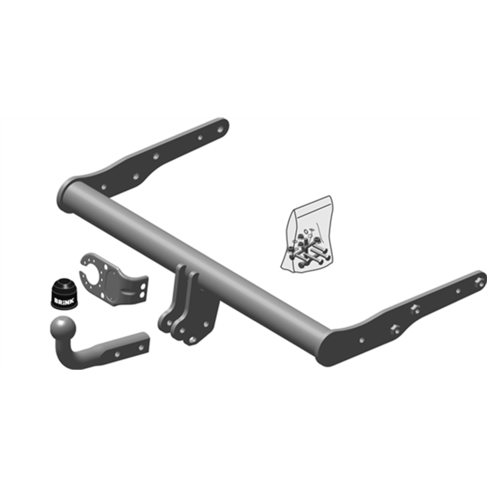 Brink Towbar to suit Volkswagen Multivan (11/2003 - on), Transporter (04/2003 - on), Caravelle (08/2004 - 2018), Transporter / Caravelle (03/2010 - 12/2015)