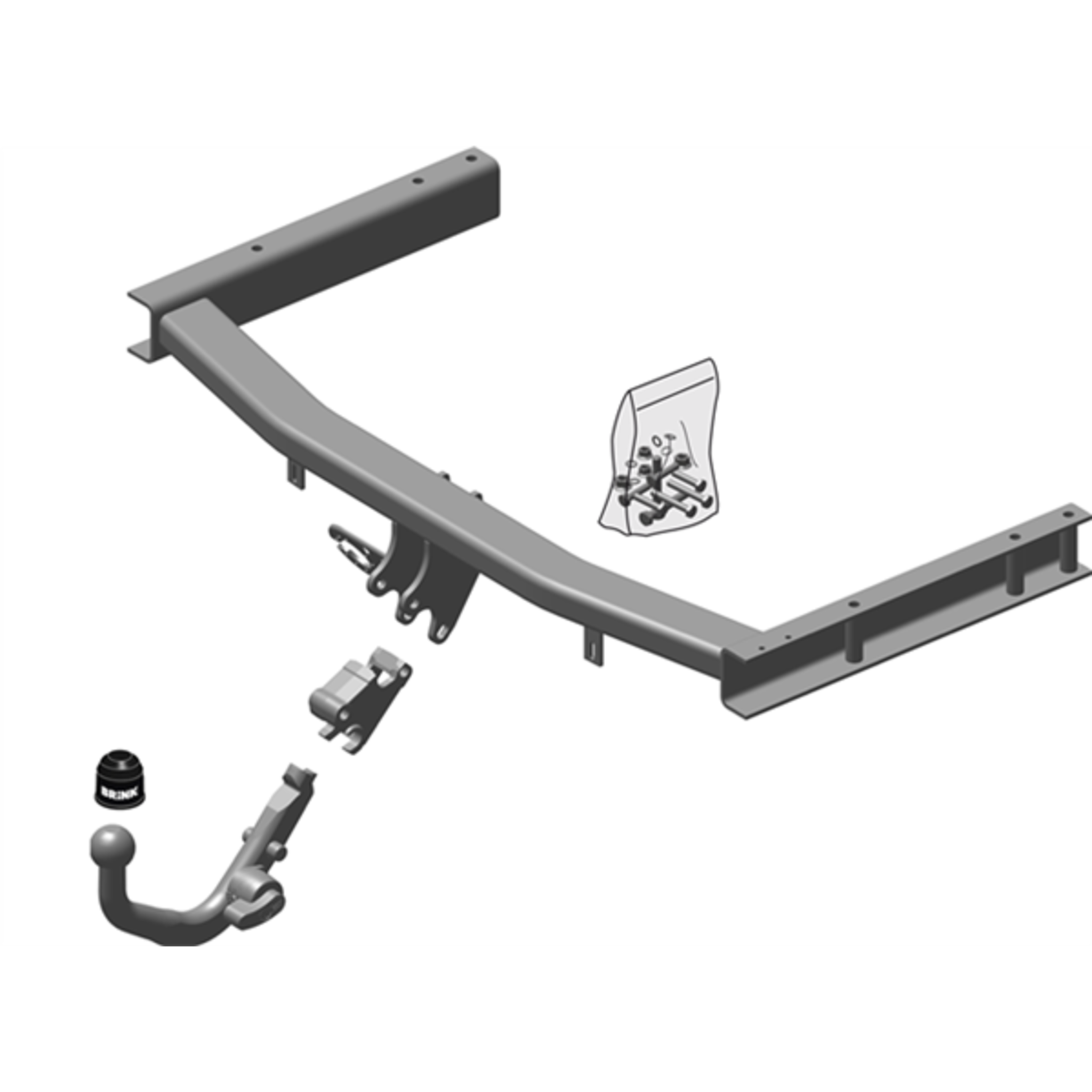 Brink Towbar to suit Audi A4 (04/2002 - 12/2015)