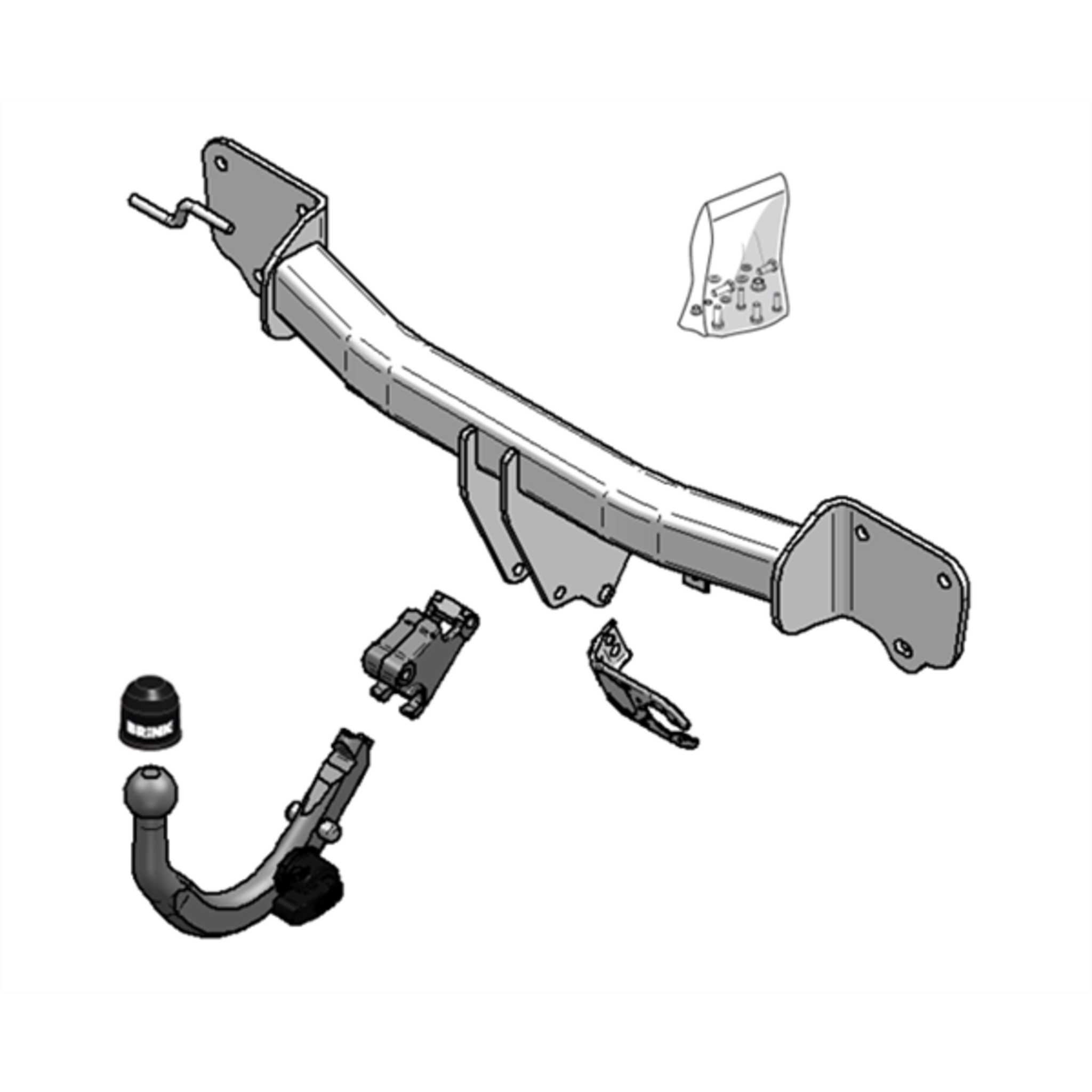 Brink Towbar to suit BMW 1 (01/2003 - 01/2014), 3 (01/2004 - 01/2012)