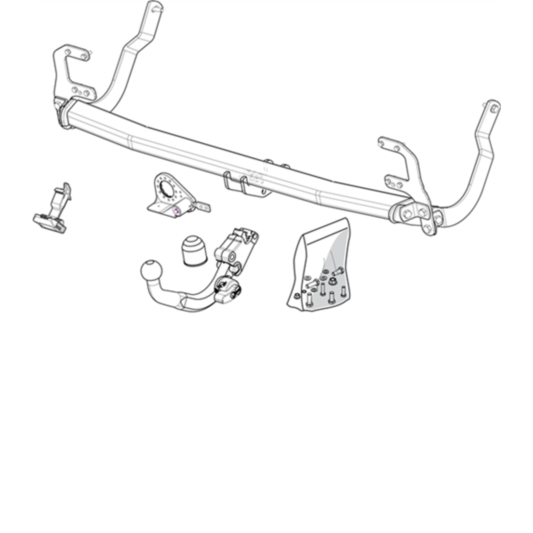 Brink Towbar to suit Citroen C5 (02/2010 - 01/2016)