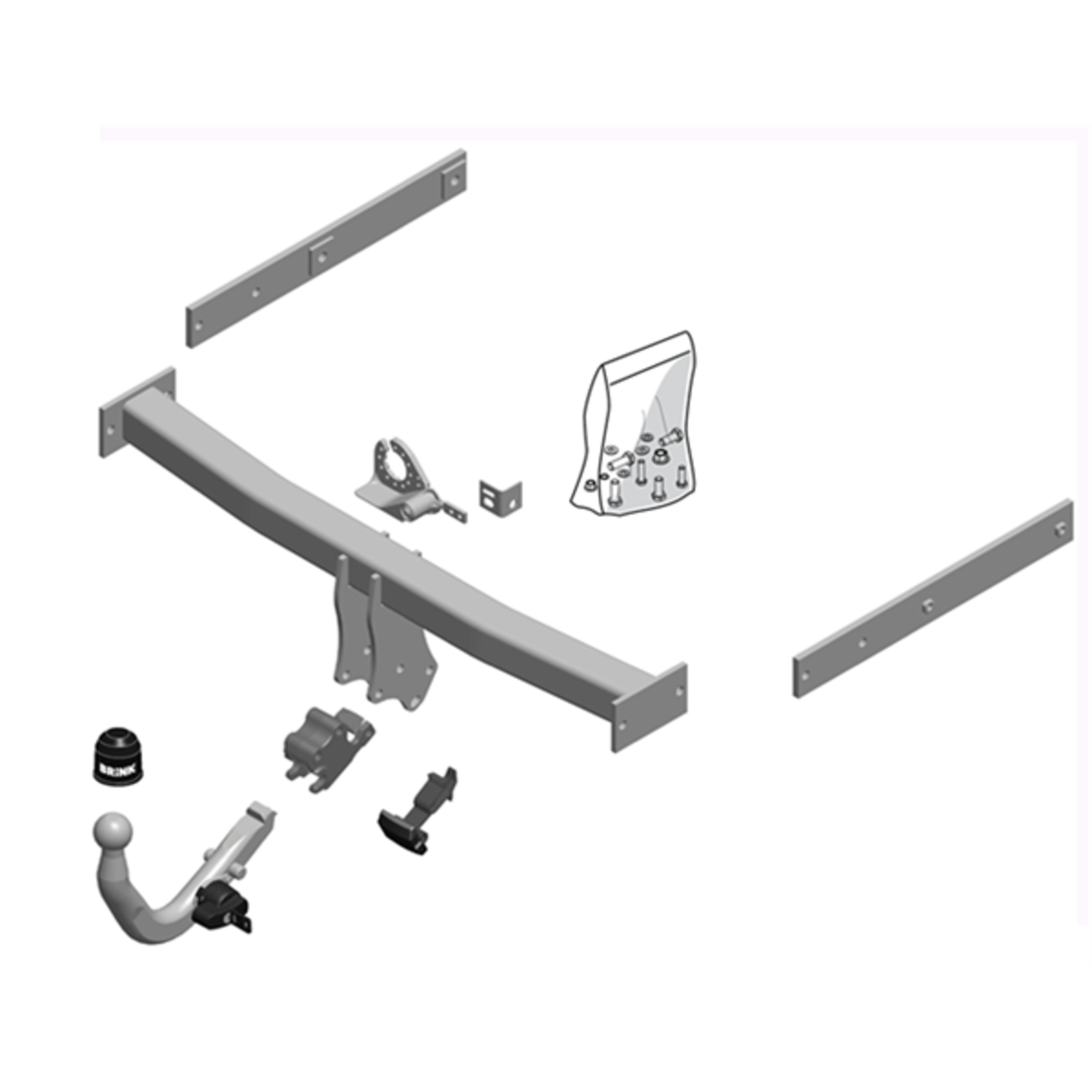 Brink Towbar to suit Audi A6 (03/2011 - on), A7 (03/2011 - on), A6 Allroad (01/2012 - on)