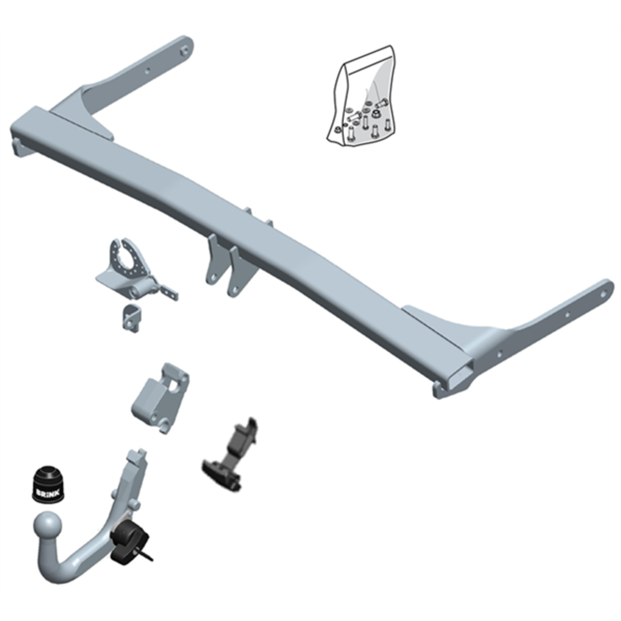 Brink Towbar to suit Volkswagen Passat (02/2010 - on), CC (11/2011 - on)