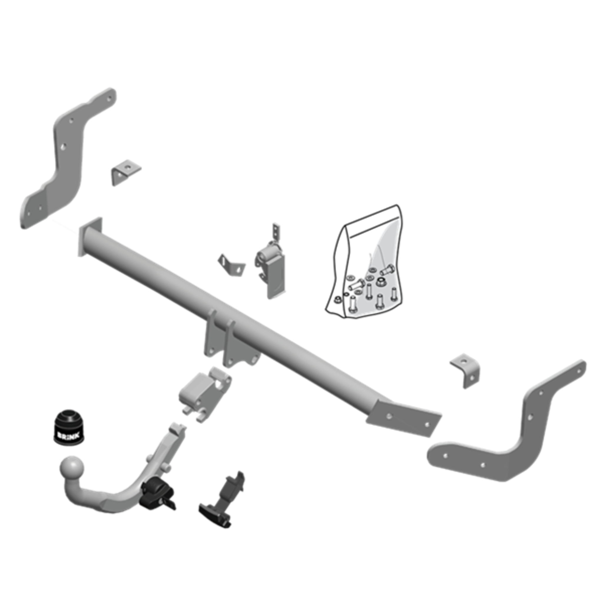 Brink Towbar to suit Peugeot 2008 (10/2013 - 12/2019)