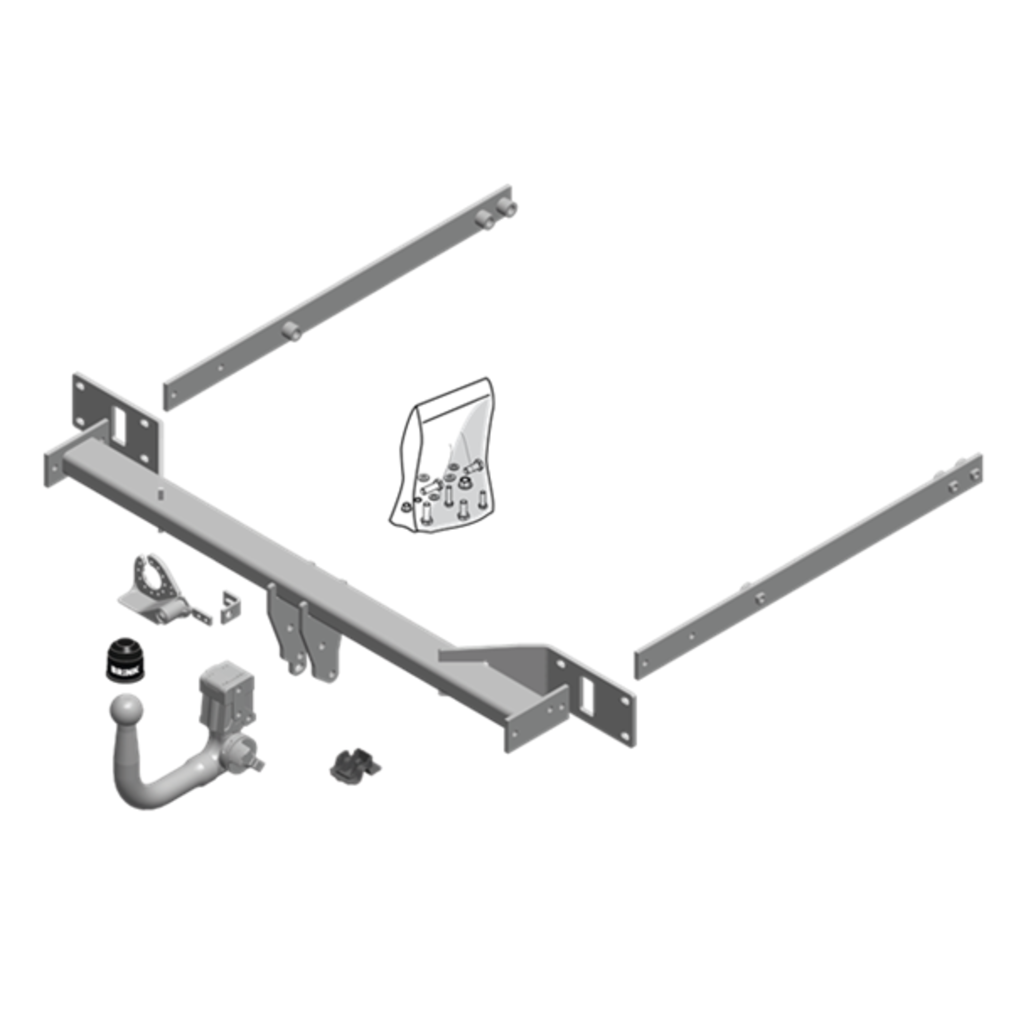 Brink Towbar to suit MERCEDES-BENZ E-CLASS (07/2009 - 01/2016)