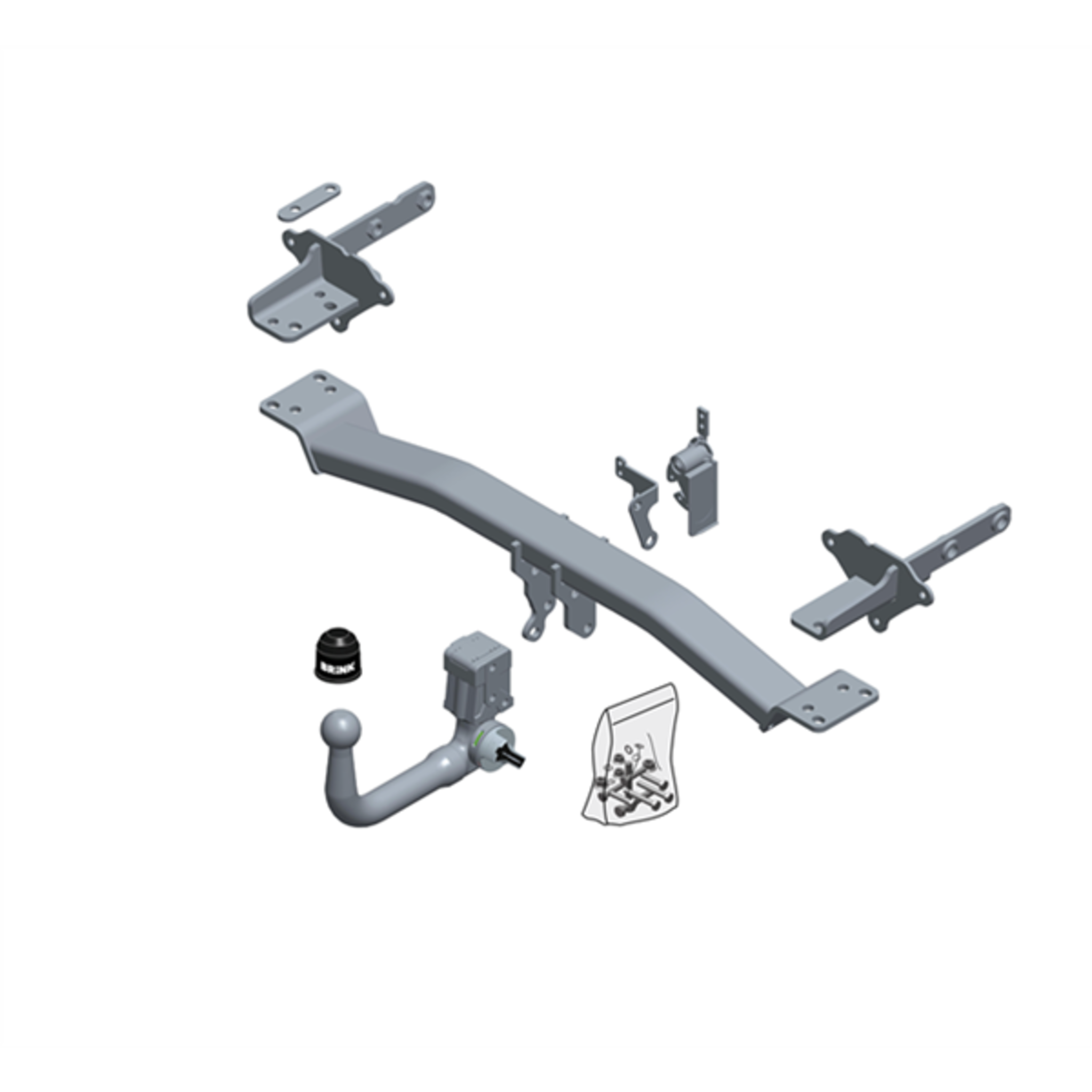Brink Towbar to suit Fiat 500X (01/2015 - on), Jeep Renegade (07/2014 - on)