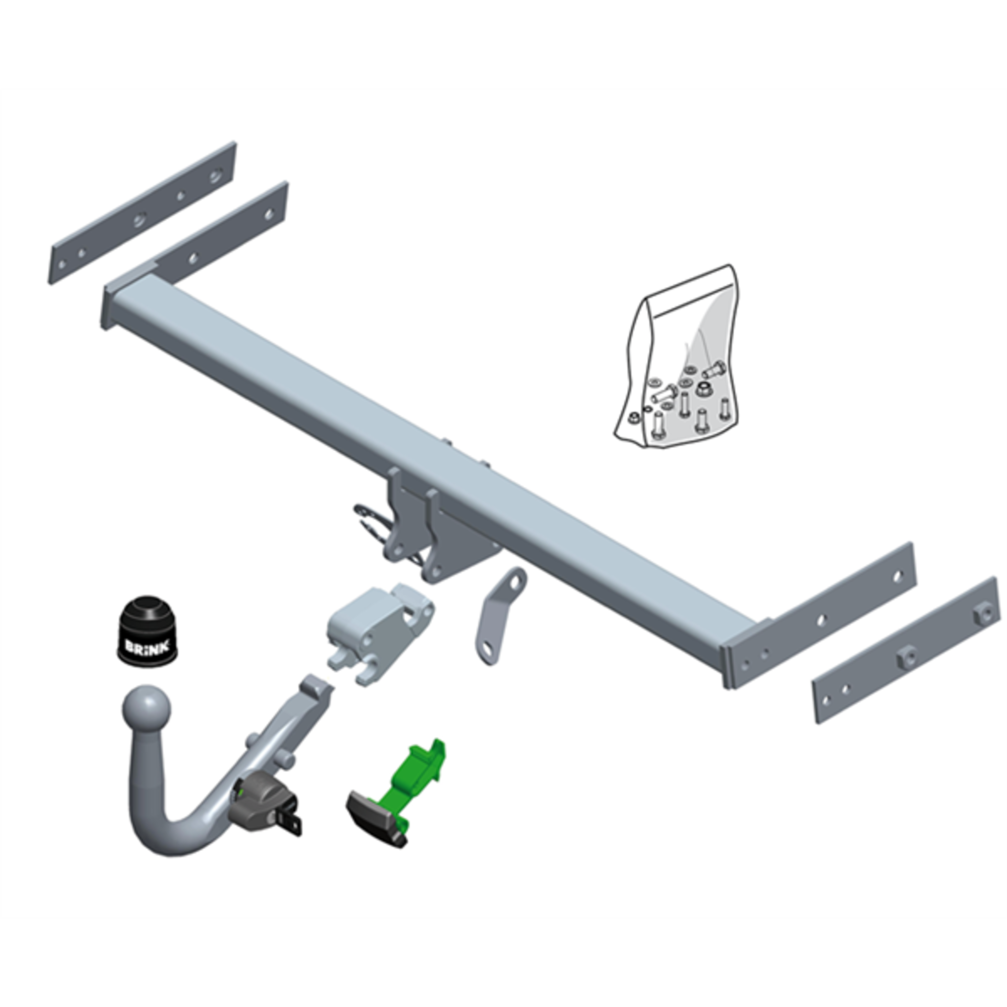 Brink Towbar to suit Volvo V40 (03/2012 - on)