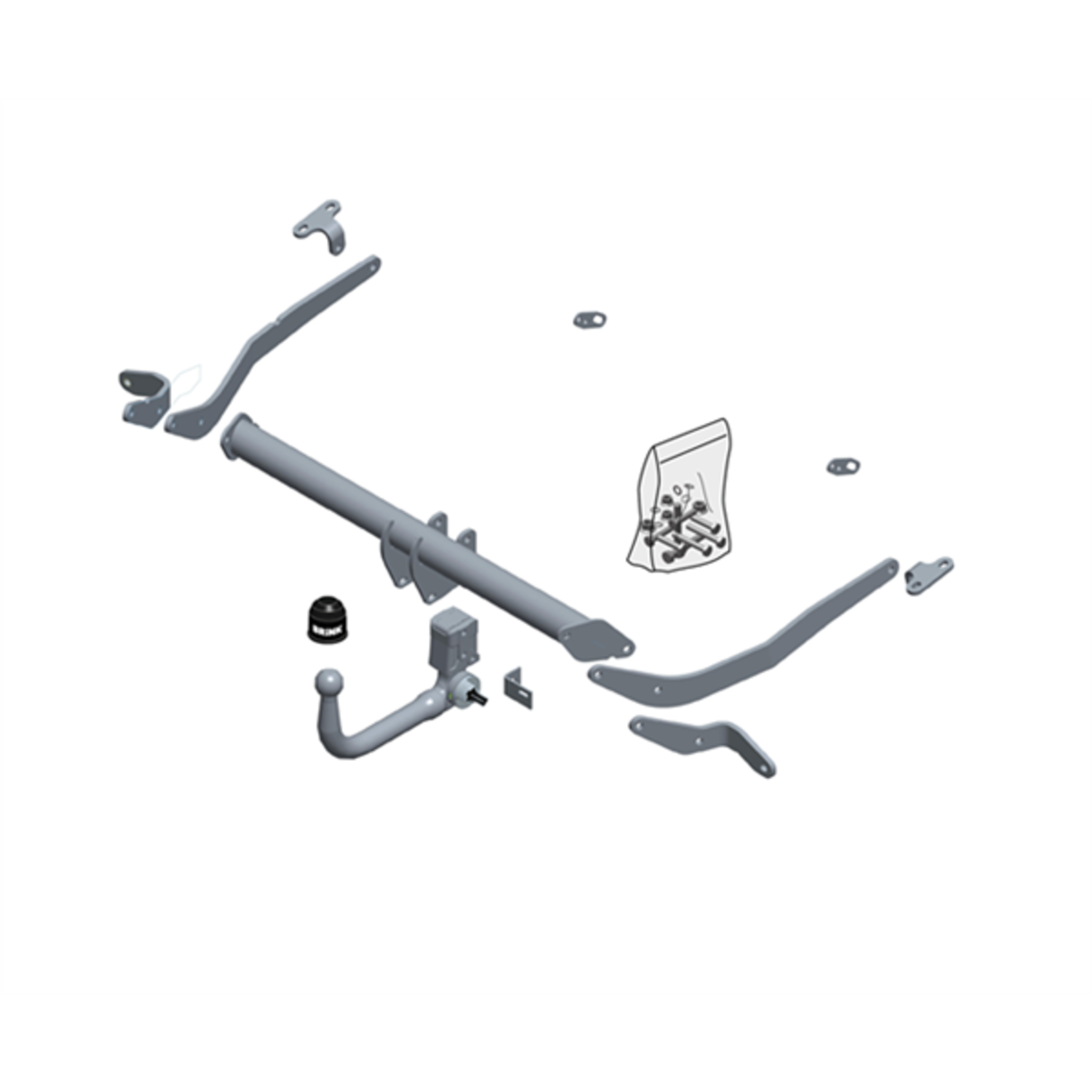 Brink Towbar to suit Peugeot Partner (09/2018 - on), Citroen Berlingo (06/2018 - on)