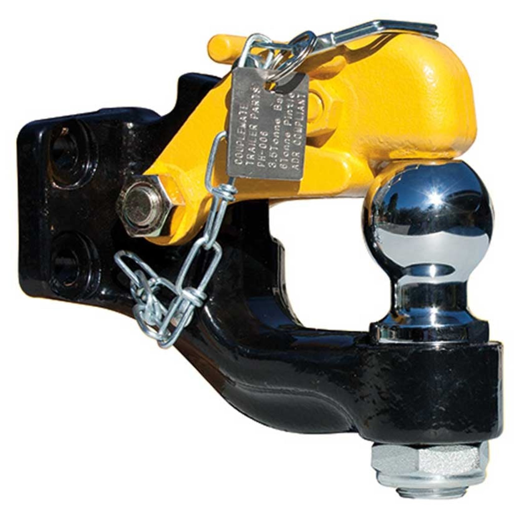 Couplemate Pintle Hook incl 3500kg Tow Ball | D-Value 33.6kN