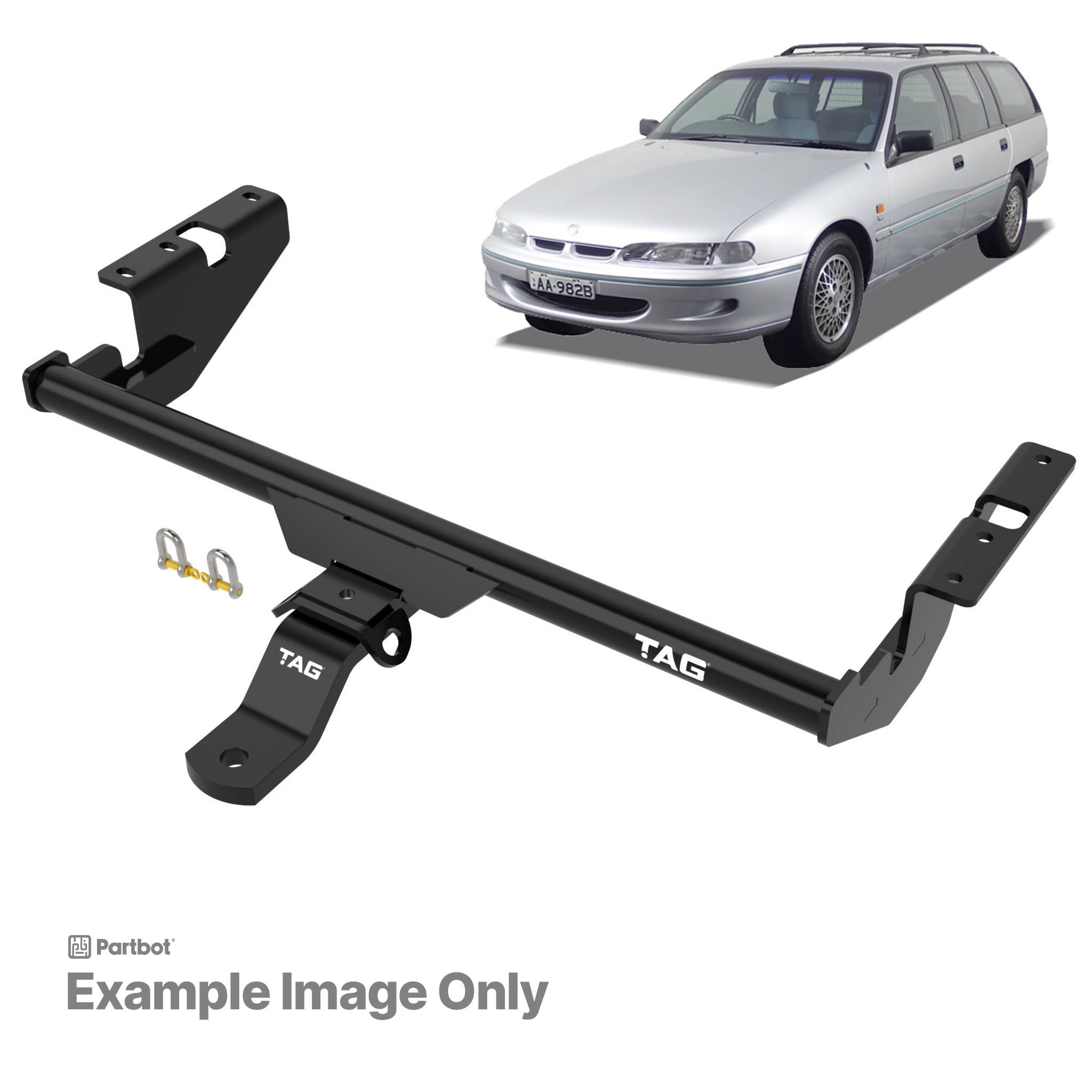 TAG LIGHT DUTY TOWBAR to suit Holden Commodore (01/1978 - 1997)