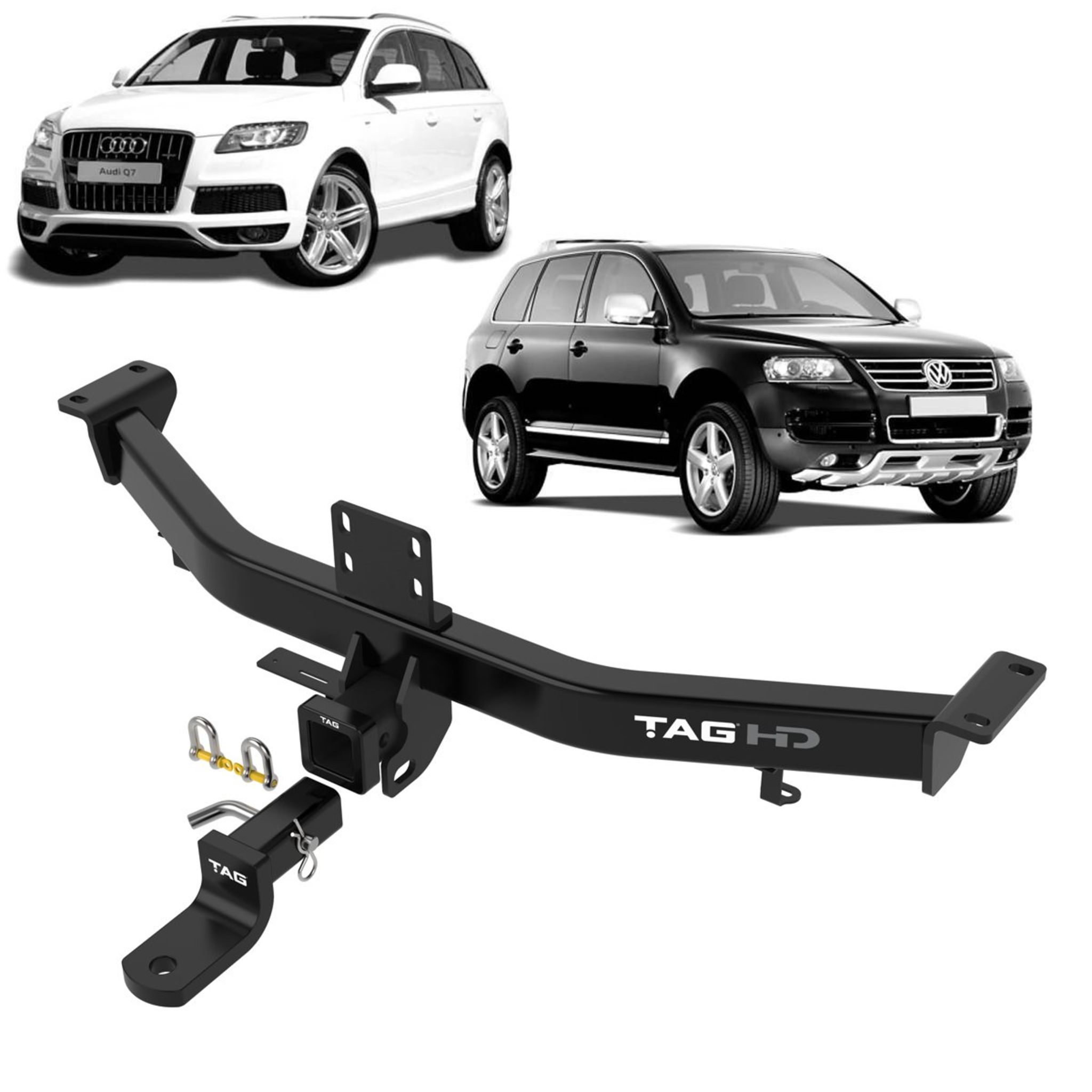 TAG HEAVY DUTY TOWBAR to suit Audi Q7 (03/2006 - 08/2015), Volkswagen Touareg (09/2003 - 2011)