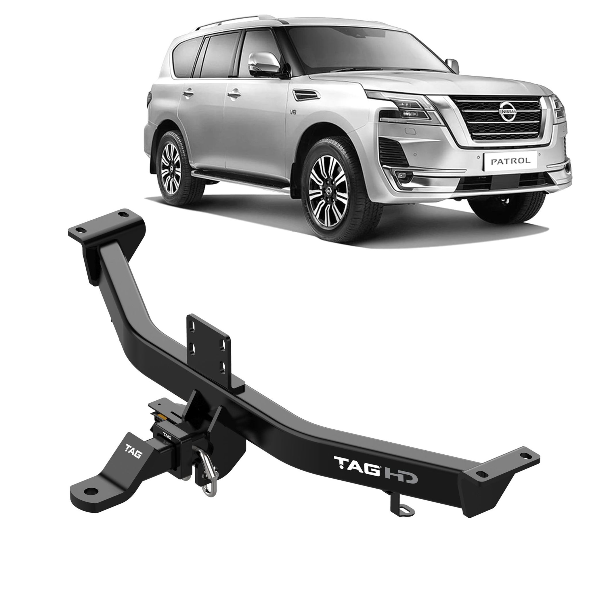TAG HEAVY DUTY TOWBAR to suit Nissan Patrol (08/2019 - on)