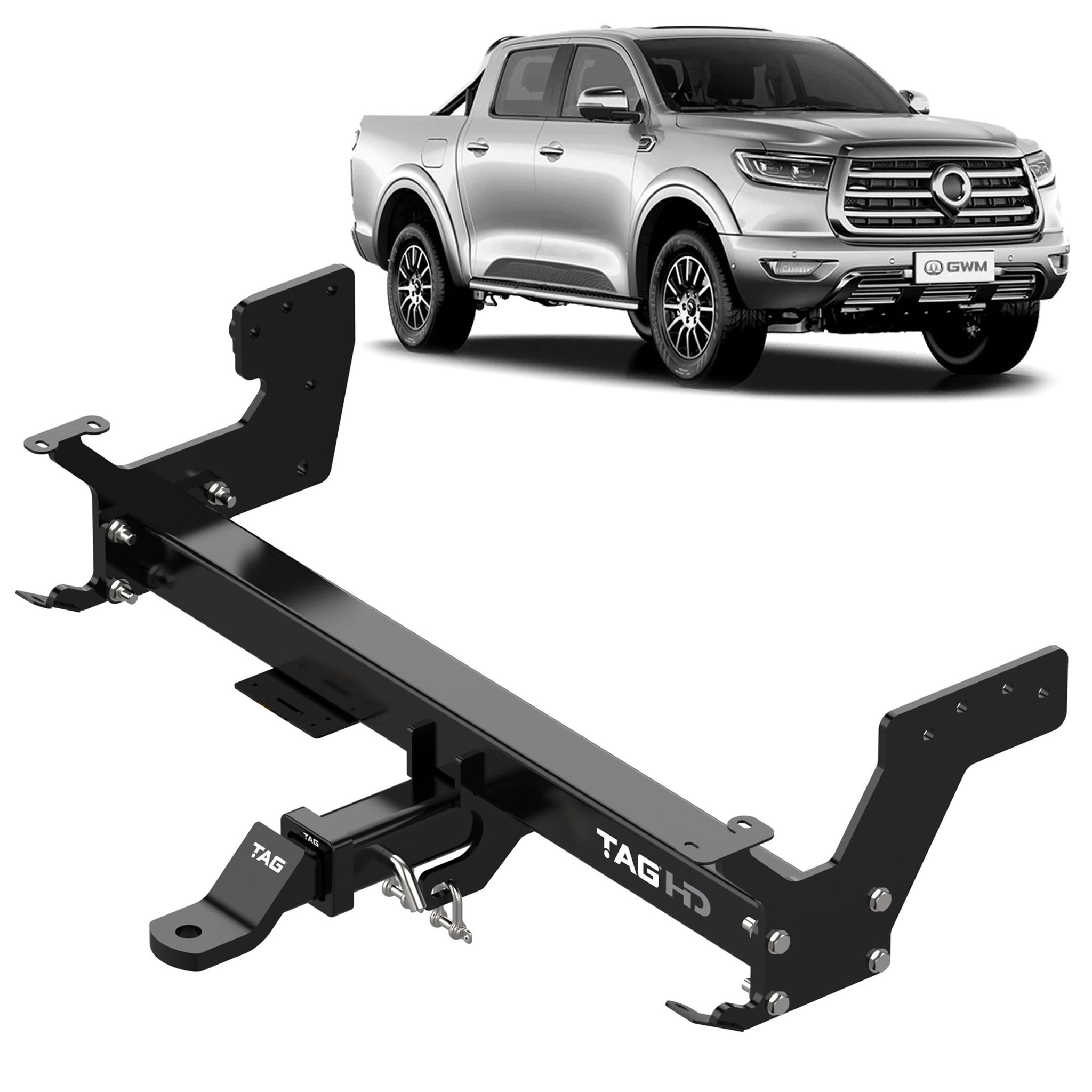TAG Heavy Duty Towbar to suit Great Wall Cannon (09/2020 - on)