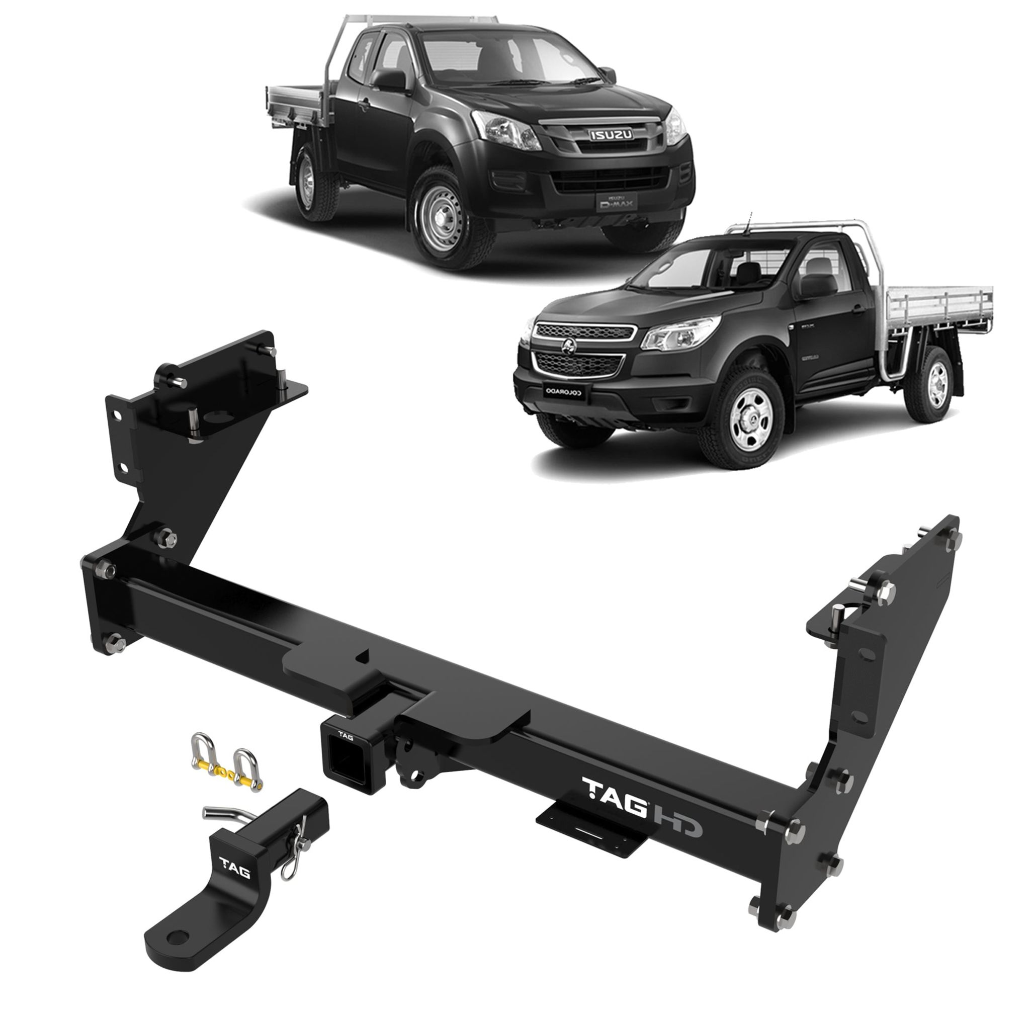 TAG Heavy Duty Towbar to suit Holden Colorado (01/2012 - on)